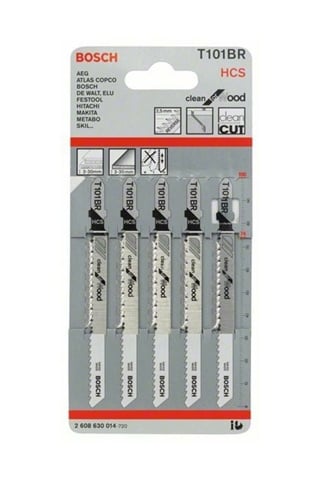 Bosch - Temiz Kesim Serisi Ahşap İçin T 101 Br Dekupaj Testeresi Bıçağı - 5'Li Paket