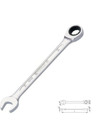 İzeltaş 0340 Cırcır Kombine Anahtar 17 mm
