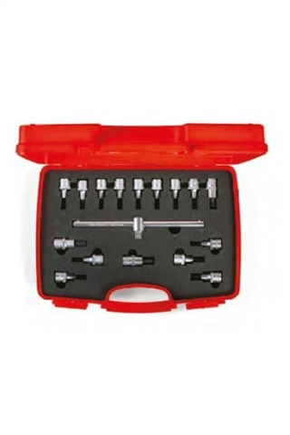 Izeltaş 1/2 Lokmalı Allen Uç ve Star Torx Uç Takımı 17'li