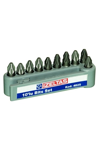 Izeltaş Pozidriv Bits Set Pz1 25 mm Set