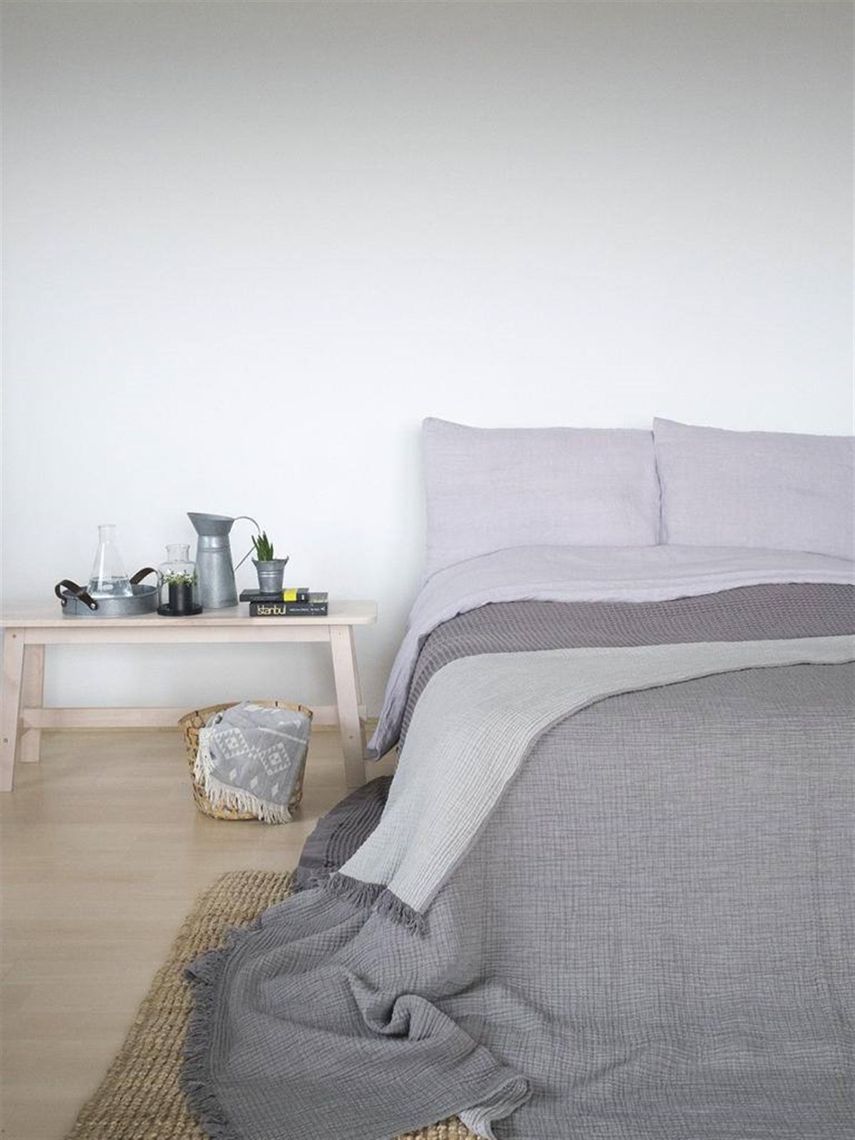 Müslin Dokuma Yatak Örtüsü 260*290 King SizeBODRUMHOME
