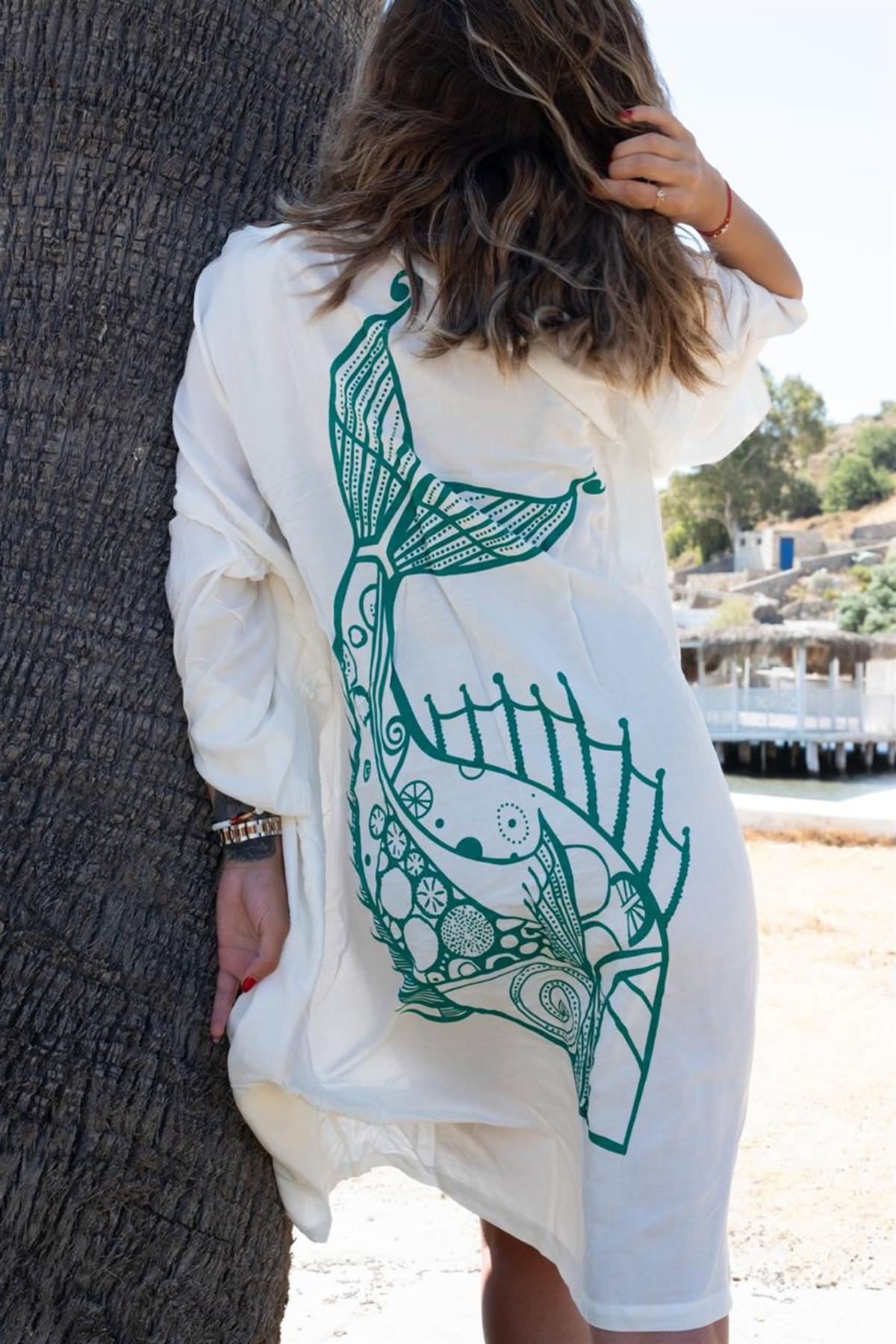 Pamuk viskon kimono BODRUMHOME