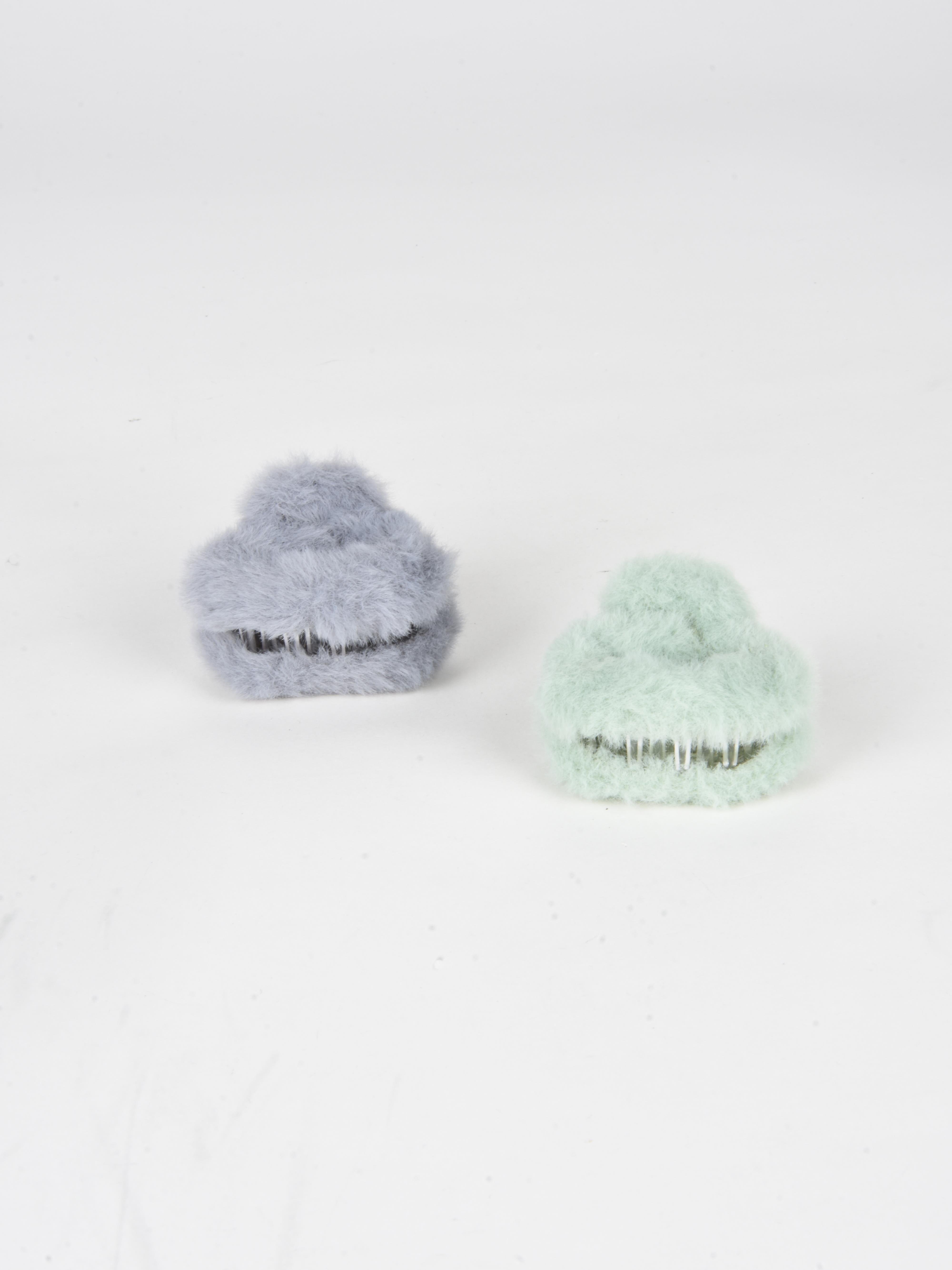 2'li Mini Peluş Toka