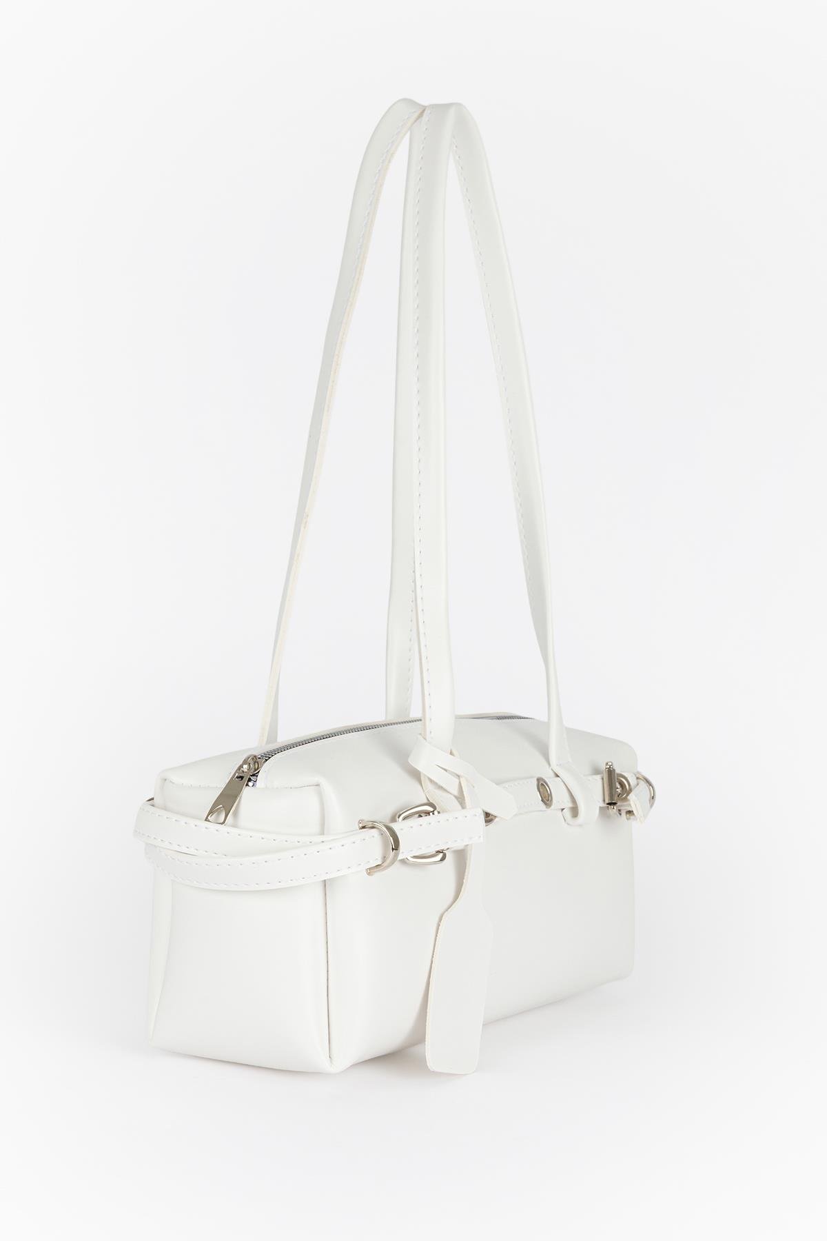 Balance Baget Çanta Beyaz