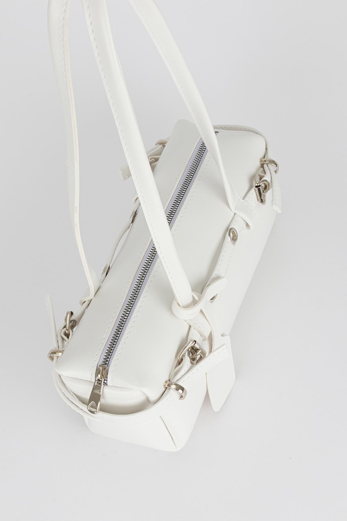 Balance Baget Çanta Beyaz