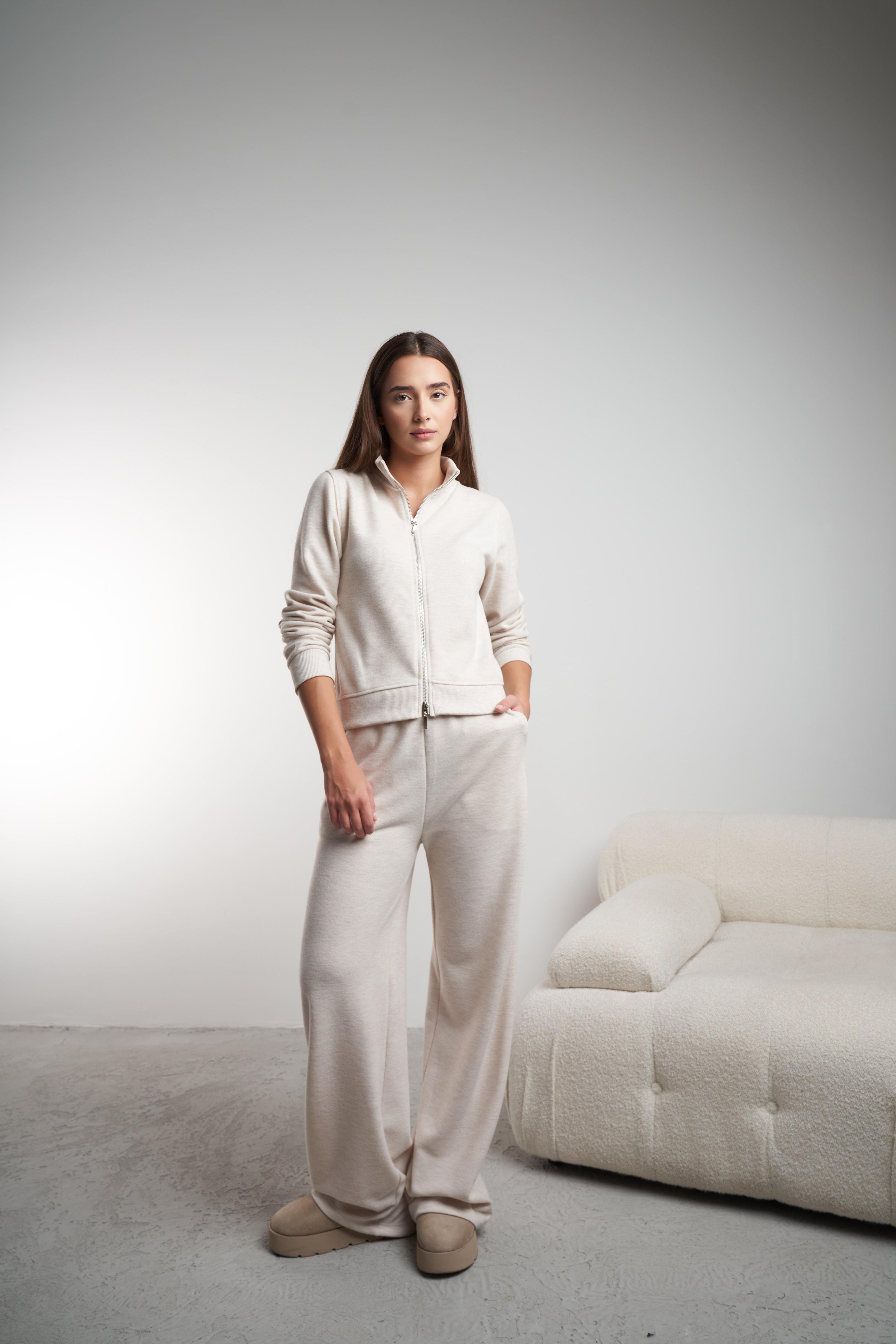 Basic Bol Paça Triko Pantolon Bejmelanj