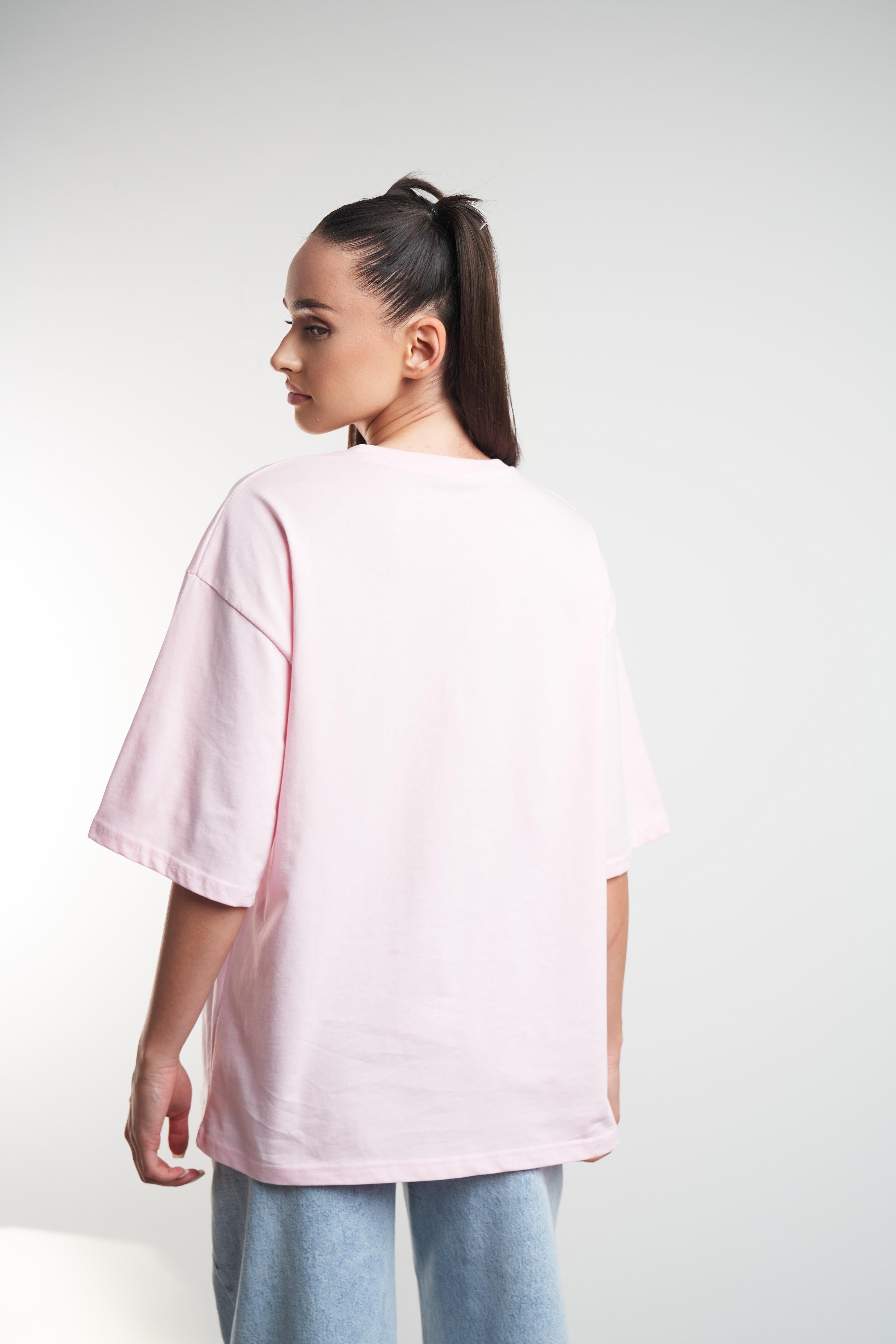 Basic Kısa Kol T-shirt Toz Pembe