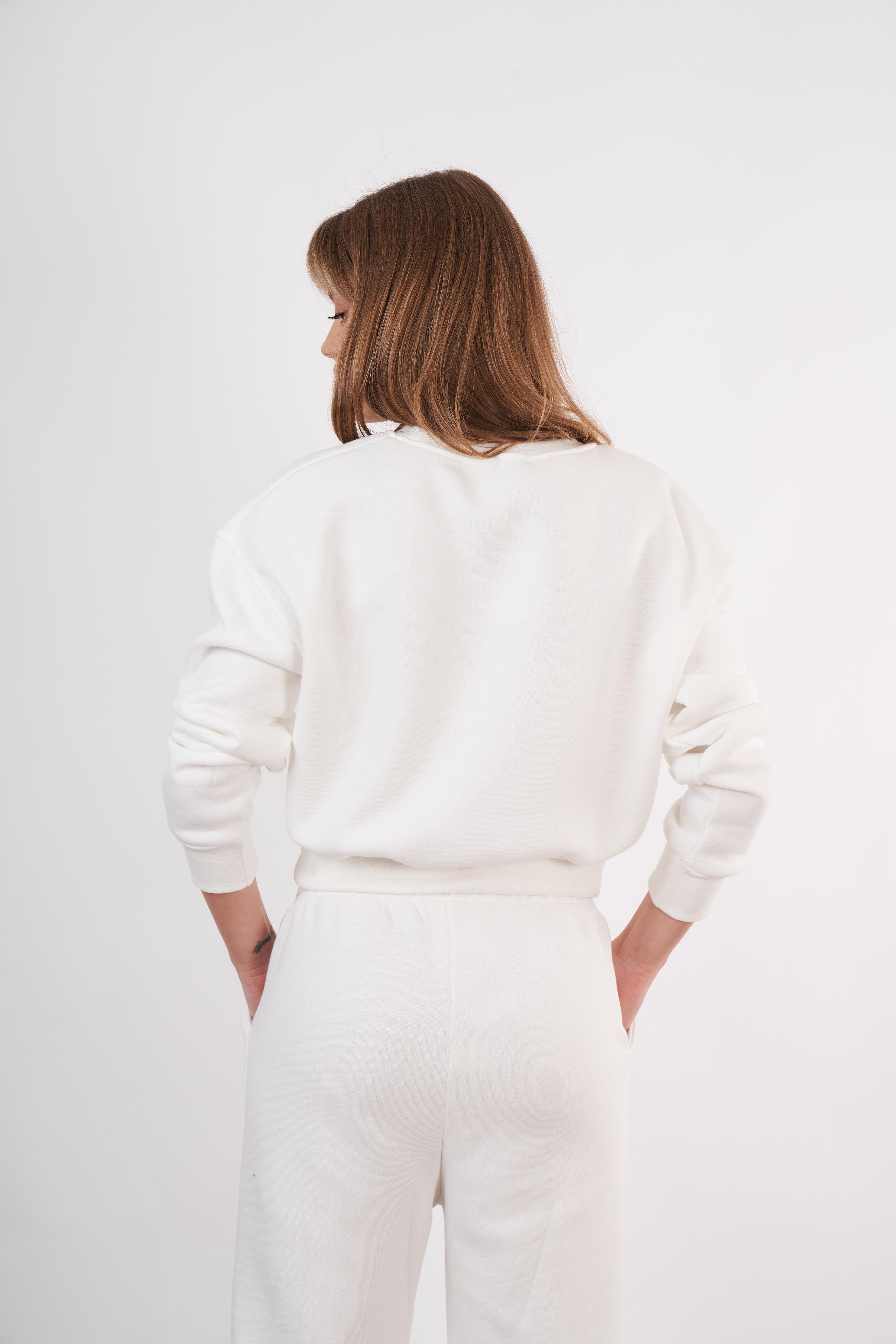 Basic Kısa Sweatshirt