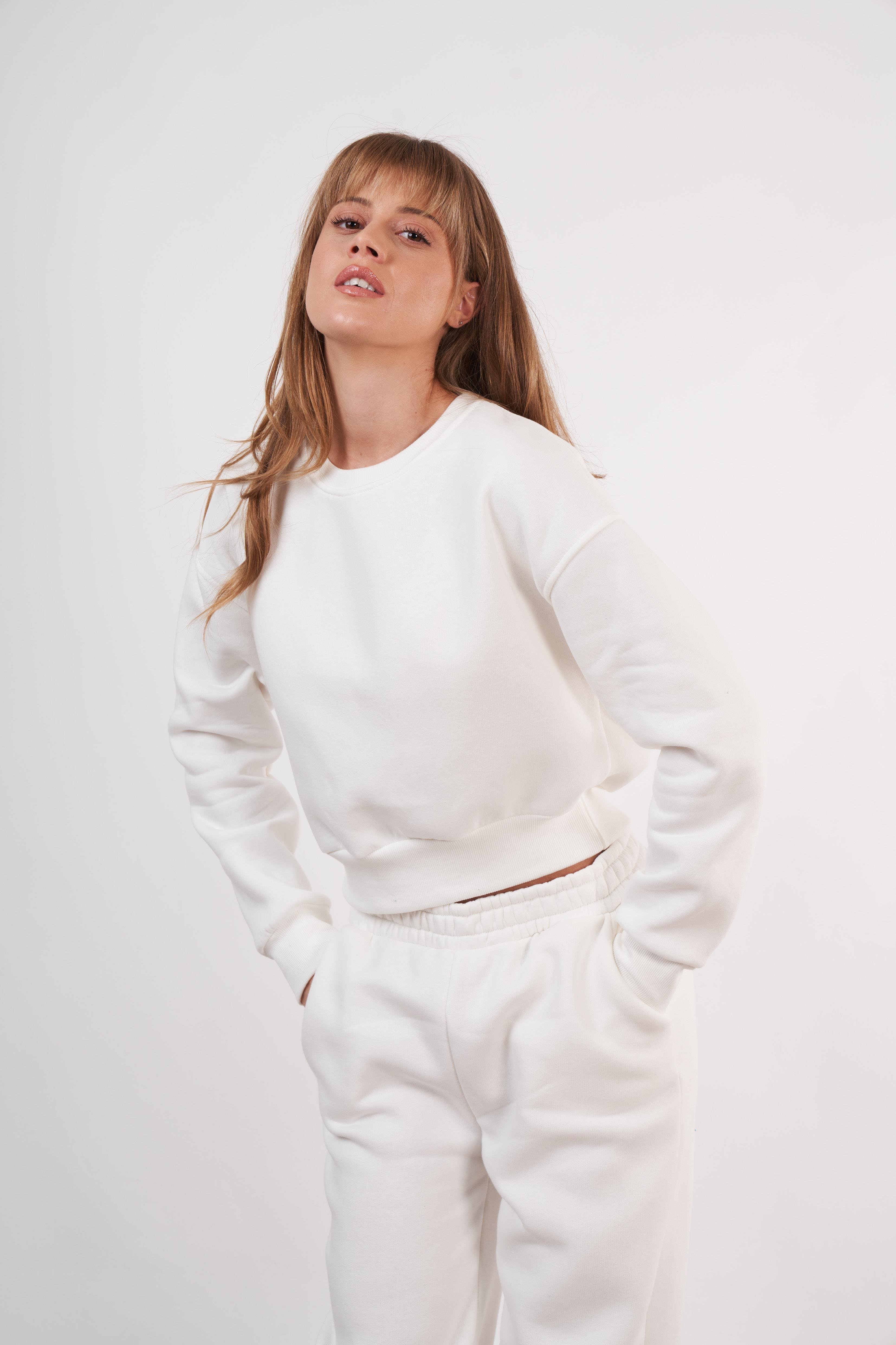 Basic Kısa Sweatshirt