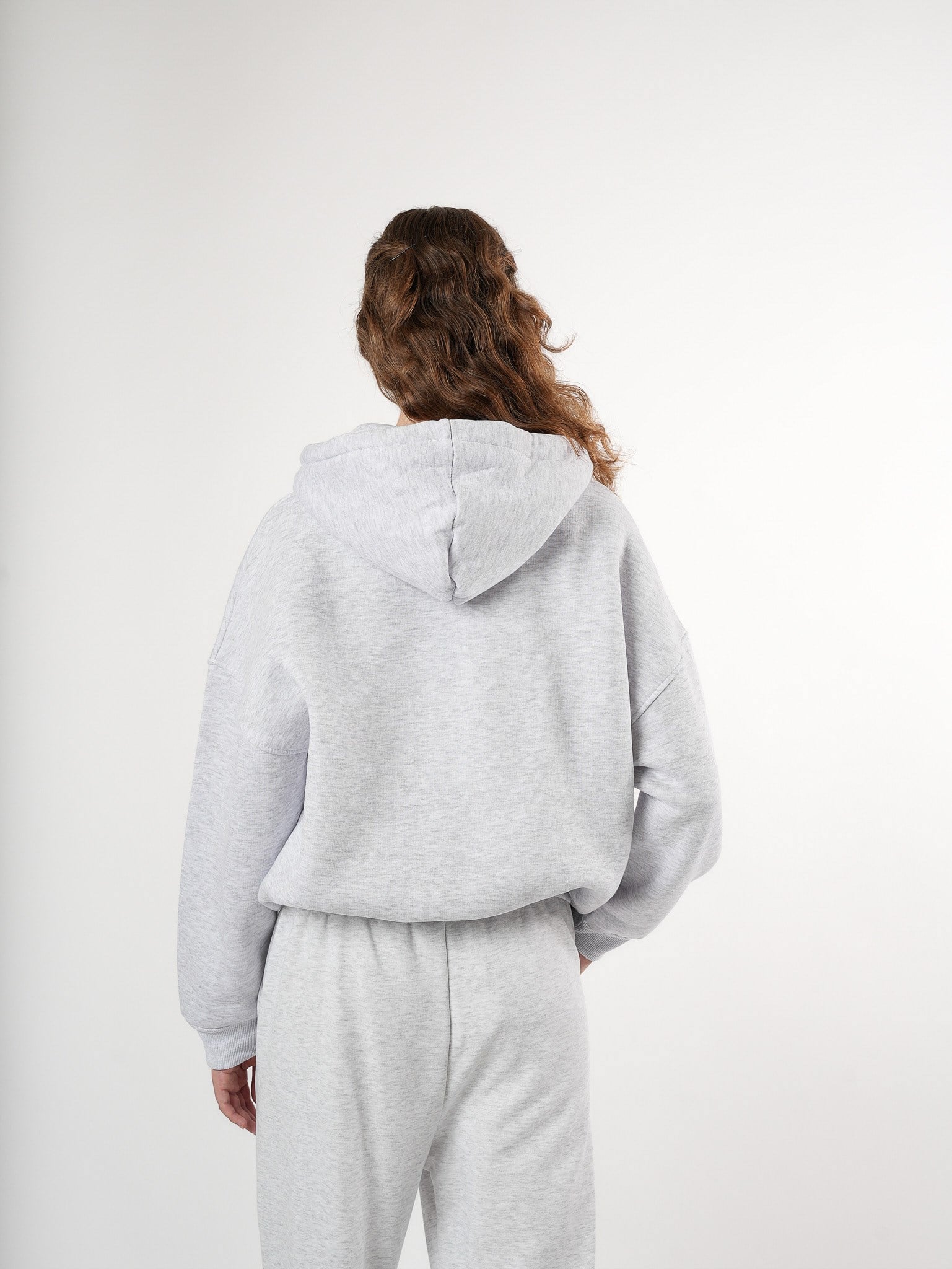Basic Oversize Şardonlu Sweatmont Karmelanj