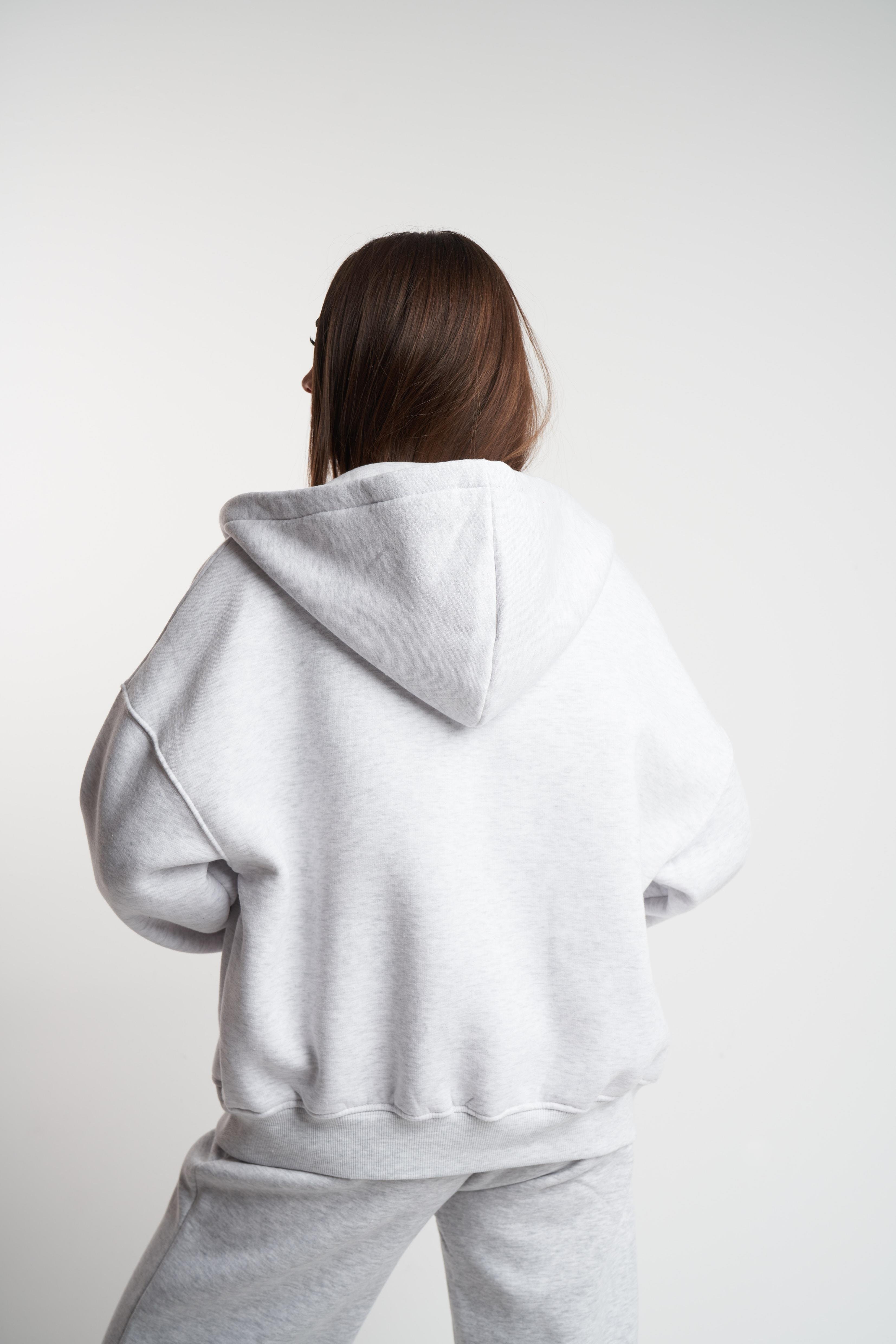 Basic Oversize Şardonlu Sweatmont Karmelanj