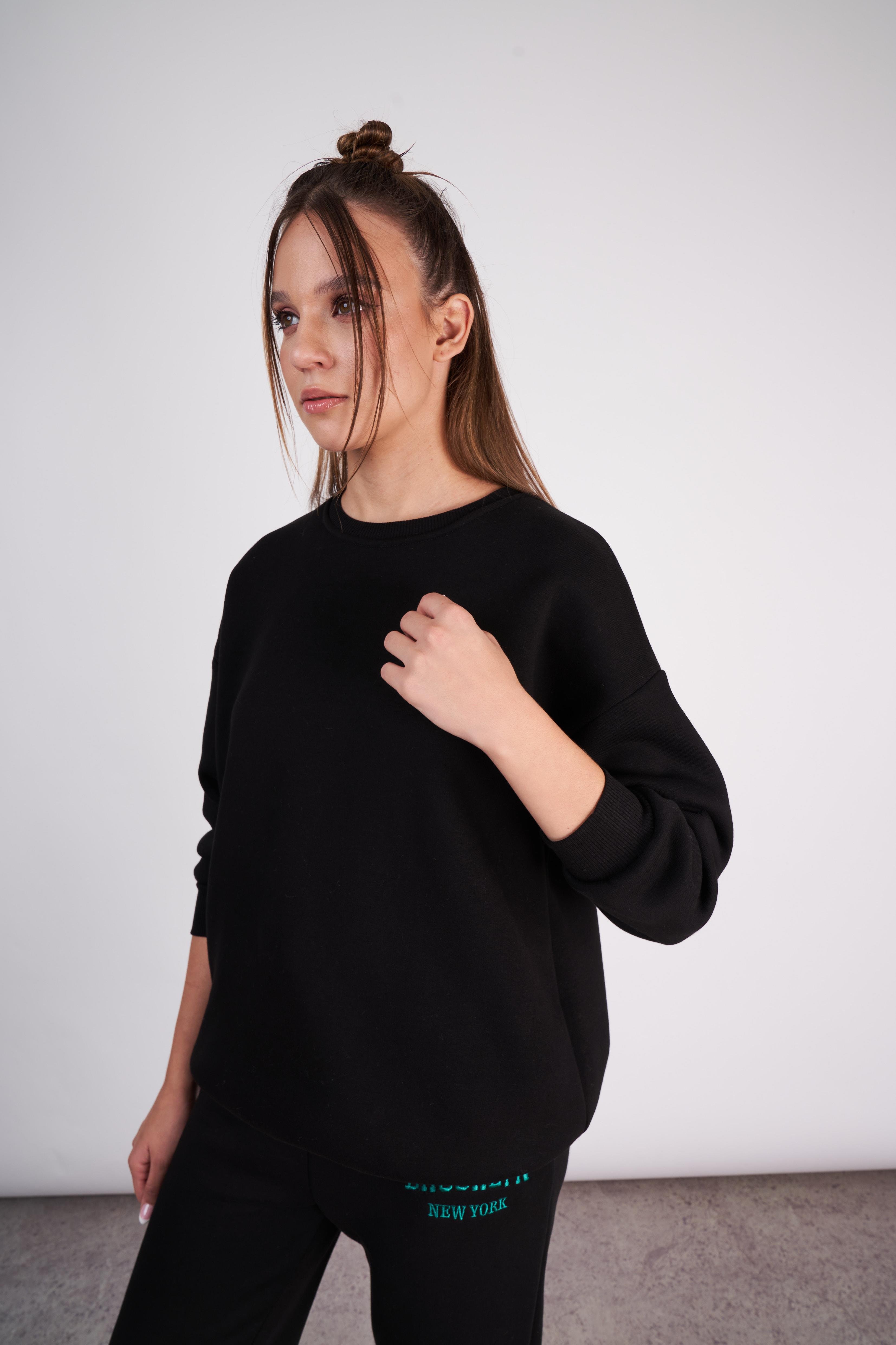 Basic Sweatshirt Siyah