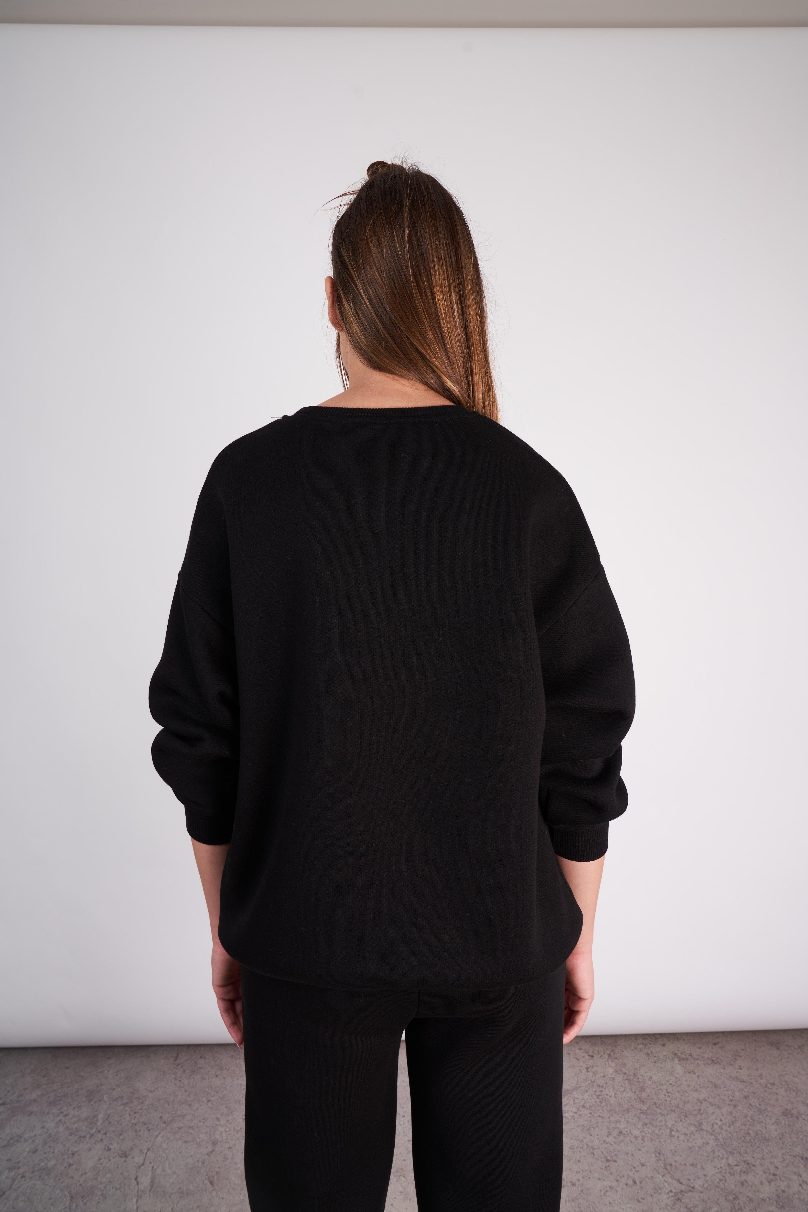 Basic Sweatshirt Siyah