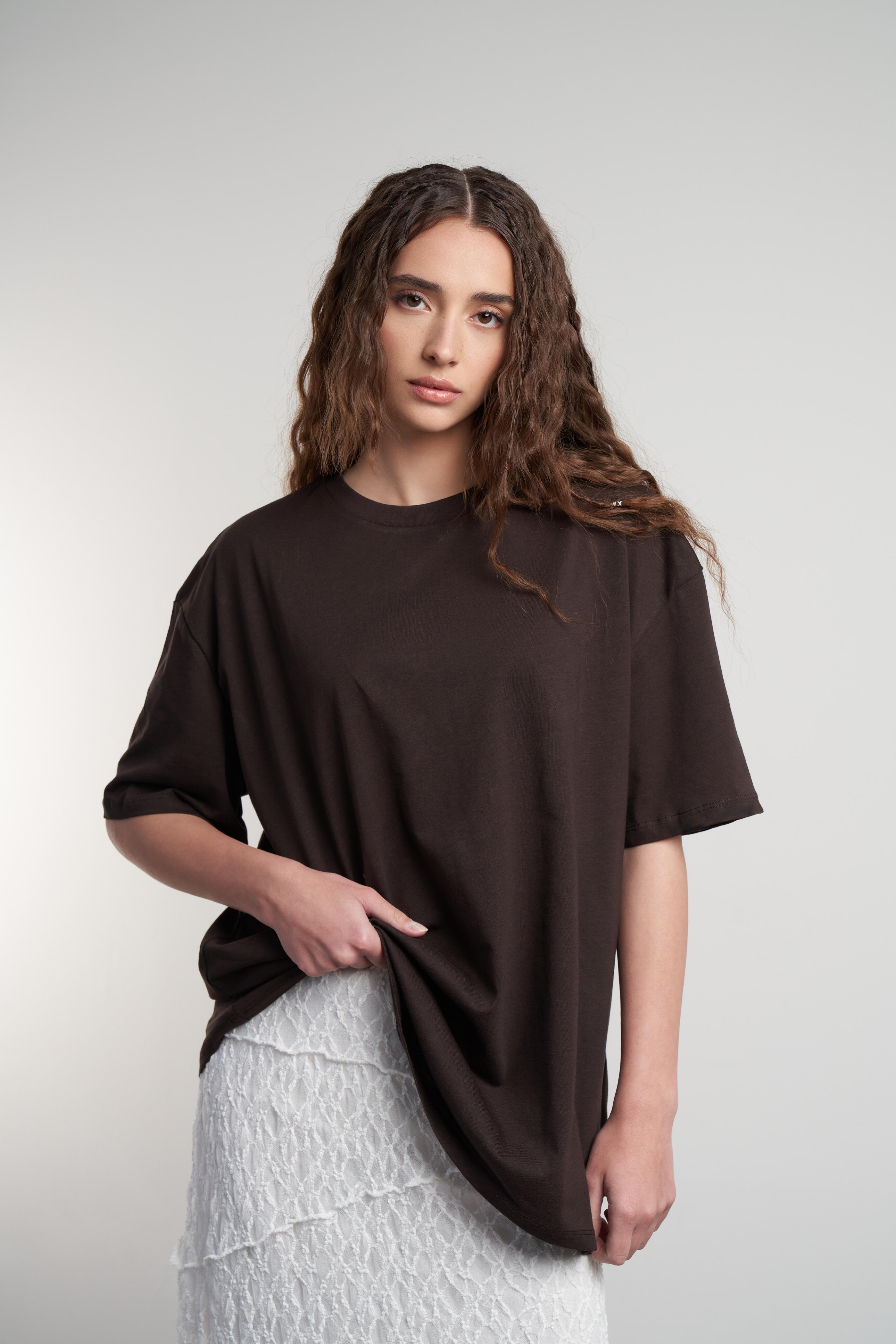 Basic T-shirt Kahve