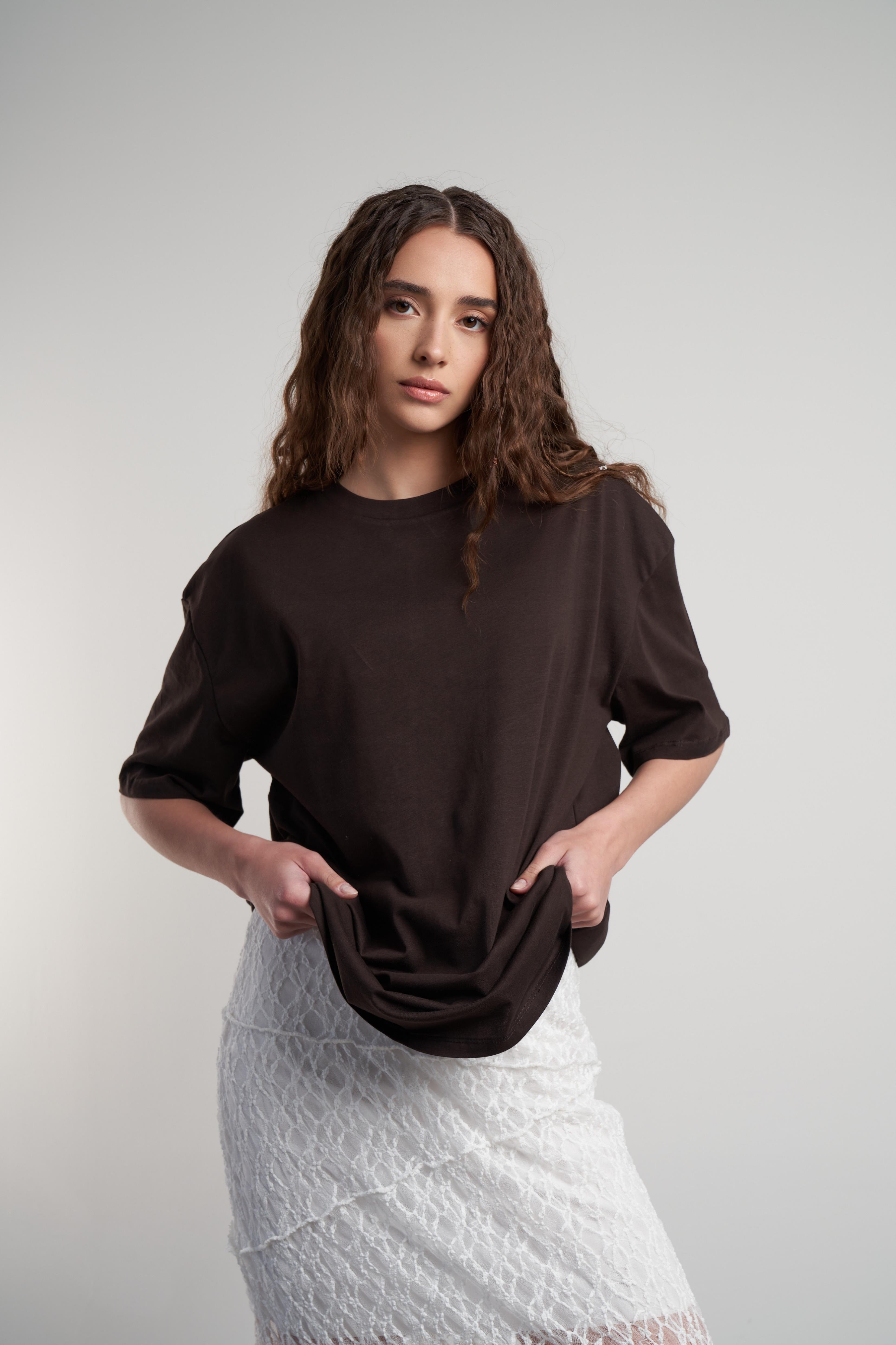 Basic T-shirt Kahve