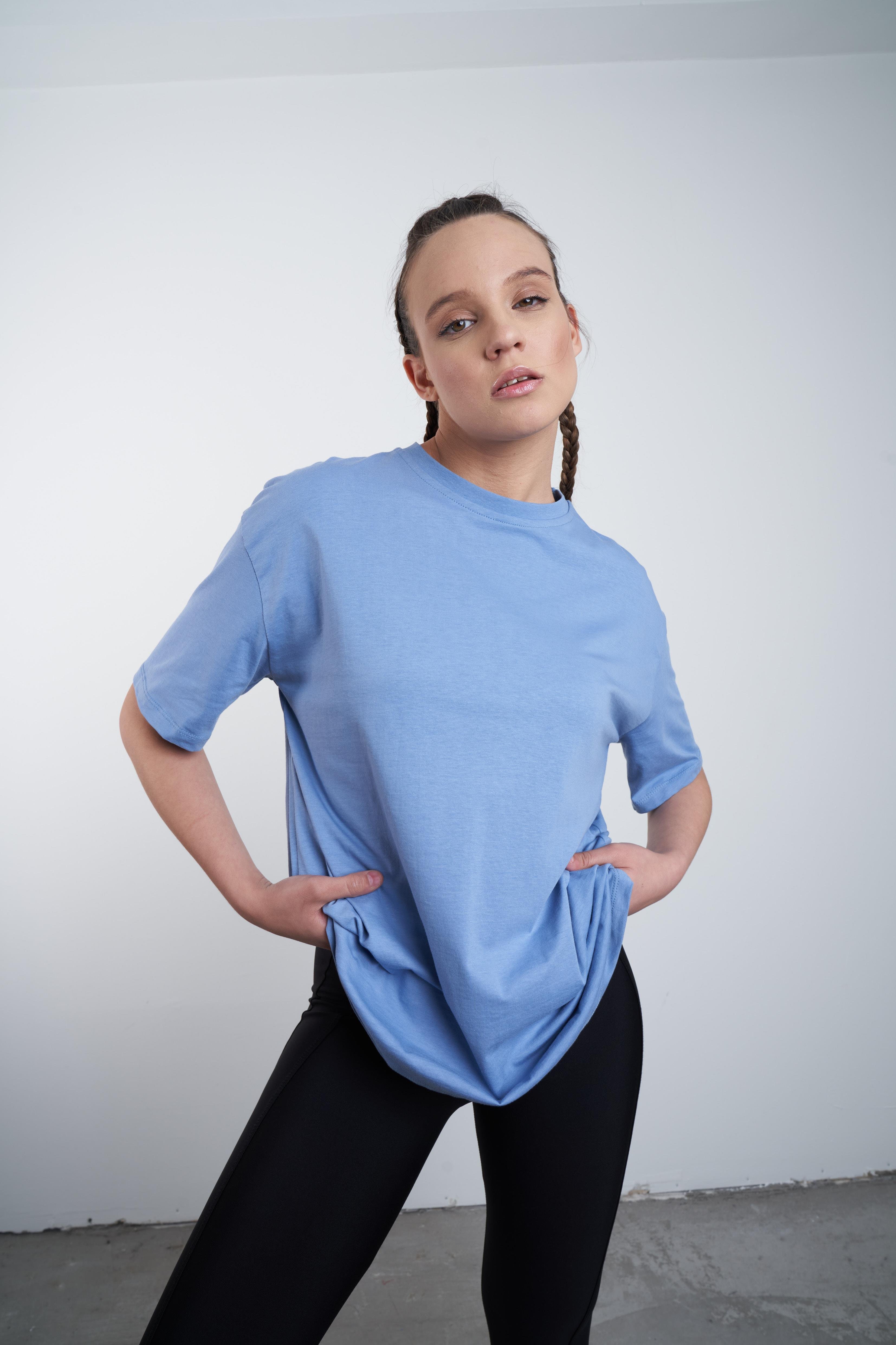 Basic T-shirt Koyu Mavi