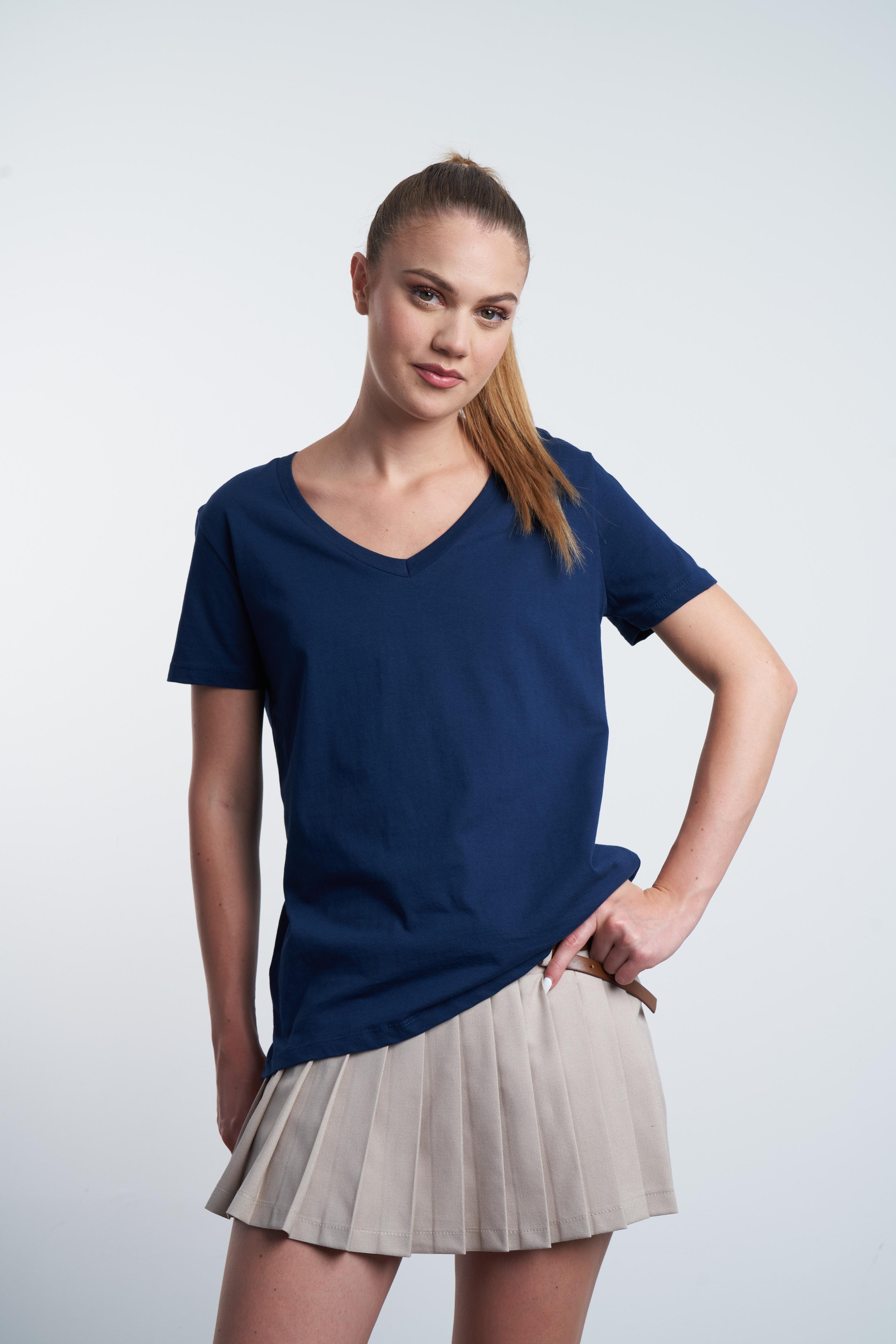 Basic T-shirt Lacivert