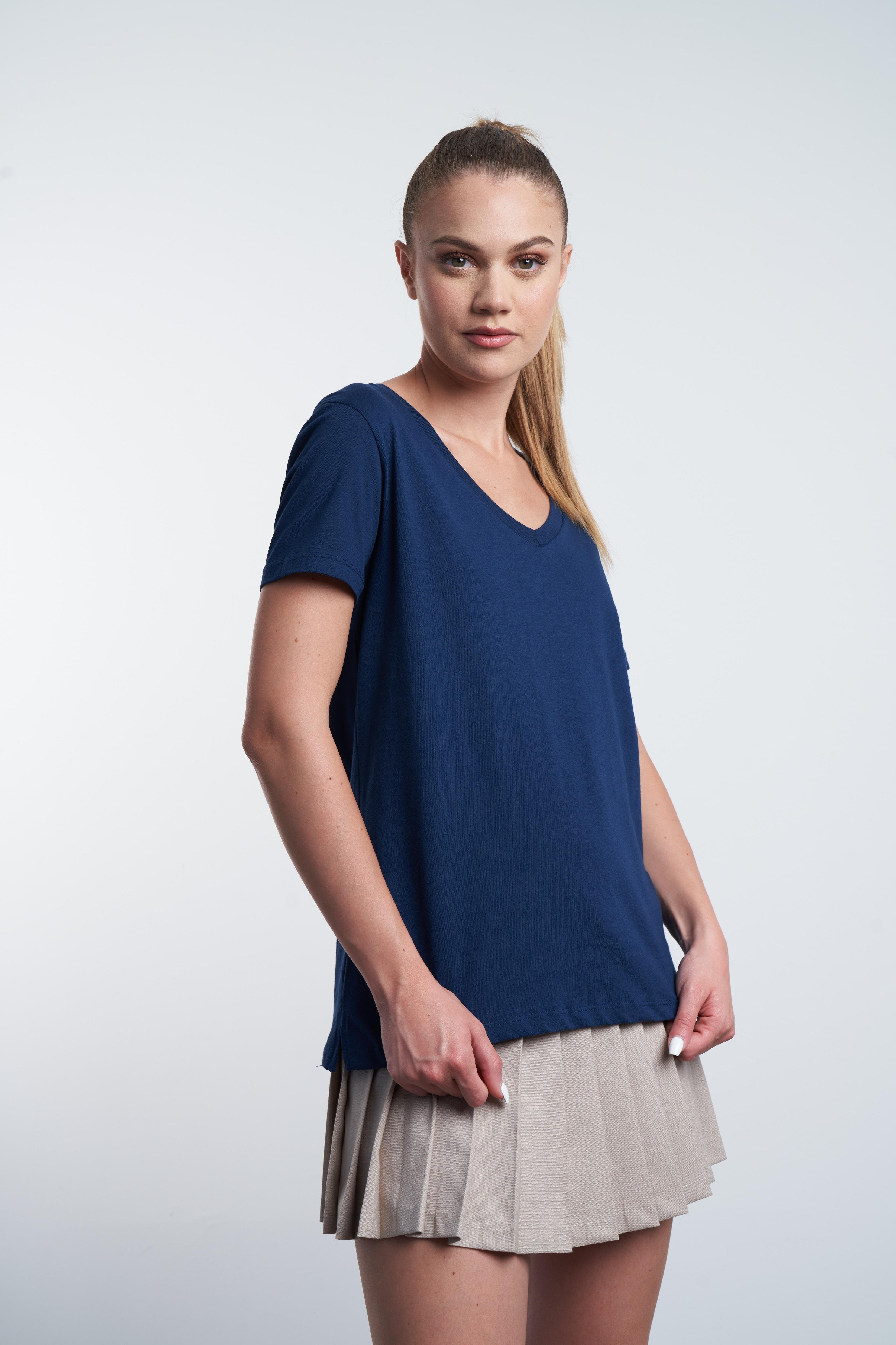 Basic T-shirt Lacivert
