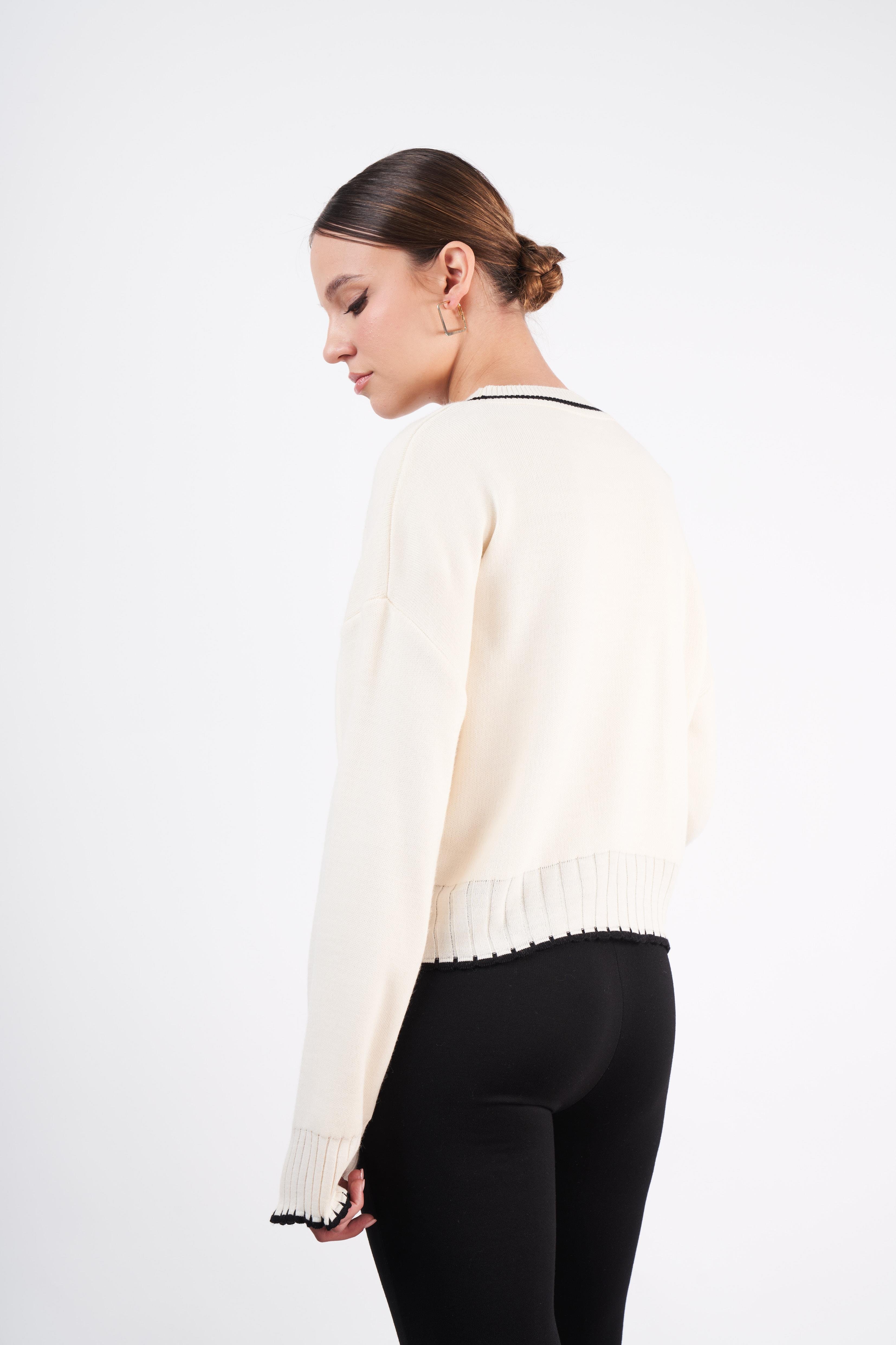 Basic Triko Kazak Ekru