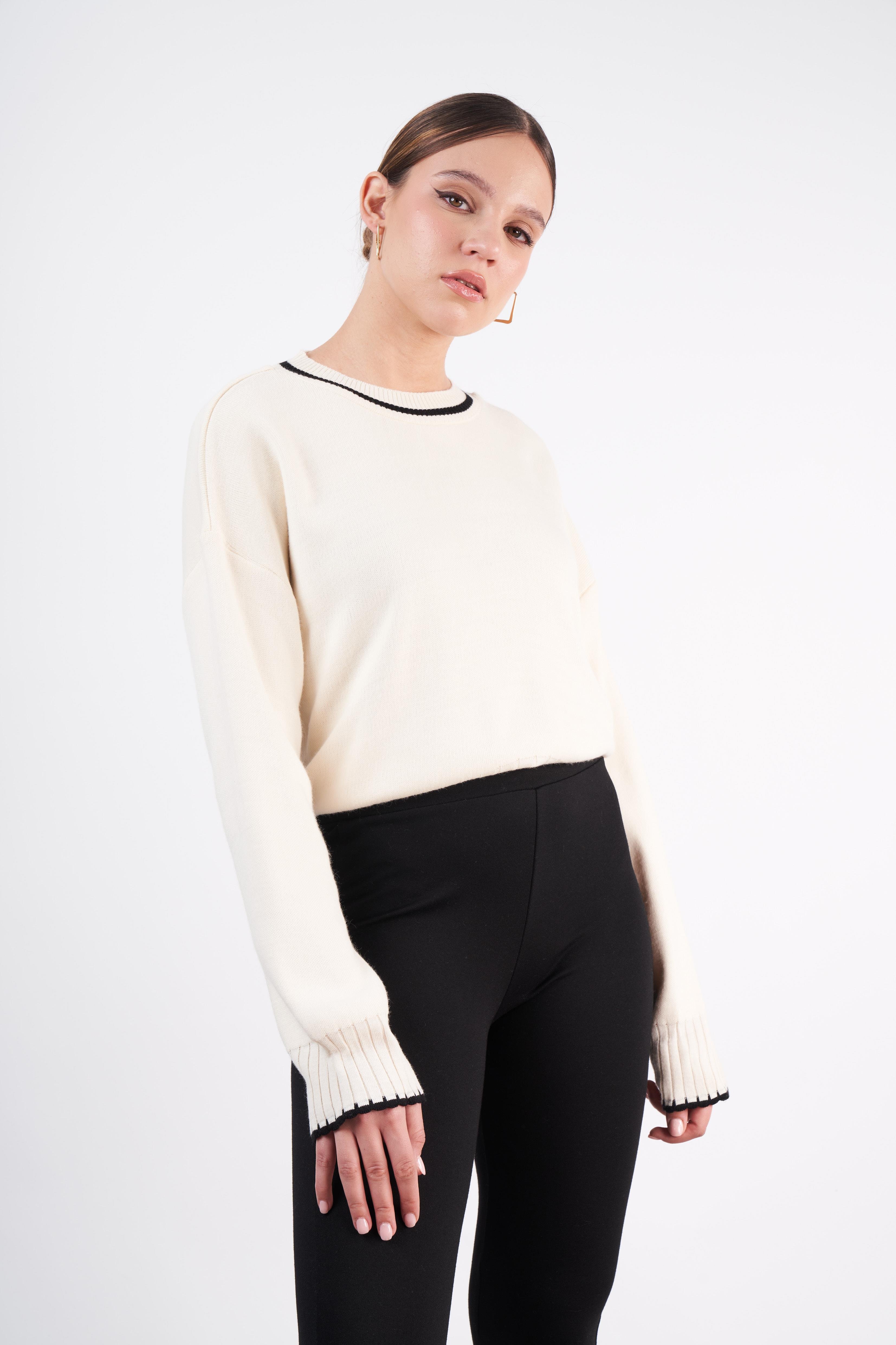 Basic Triko Kazak Ekru