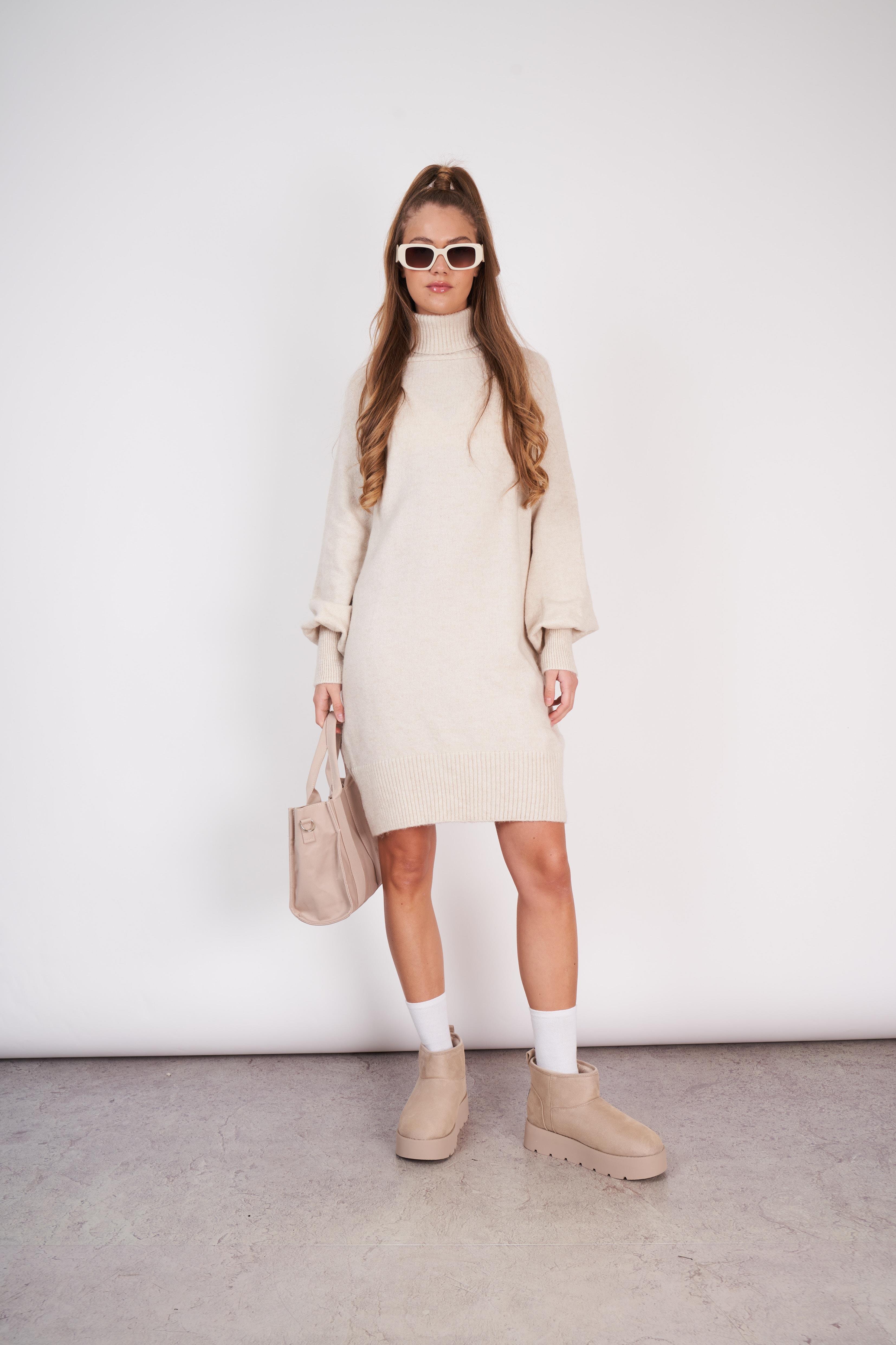 Basic Tunik Elbise Taş