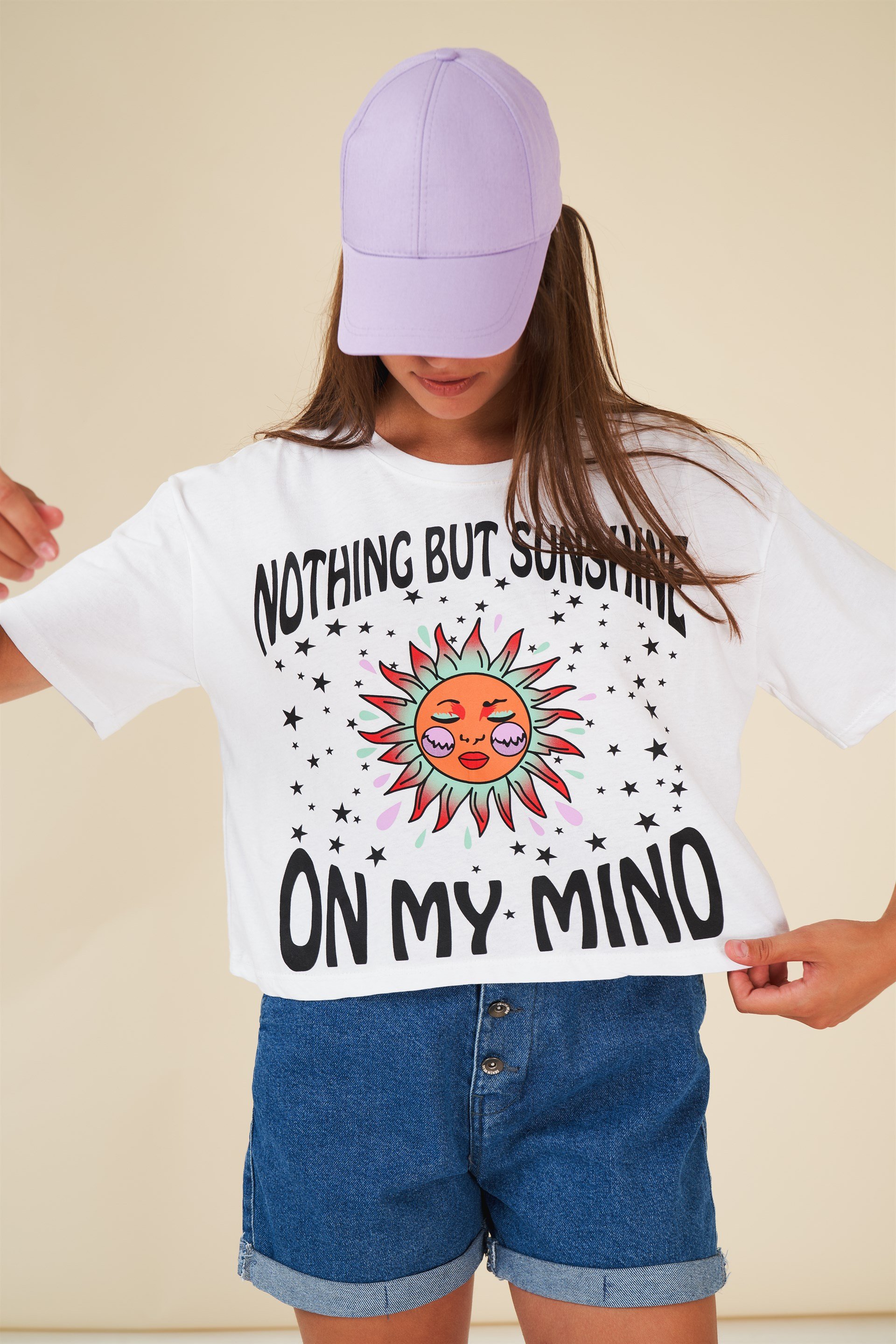 Baskılı Kısa T-shirt