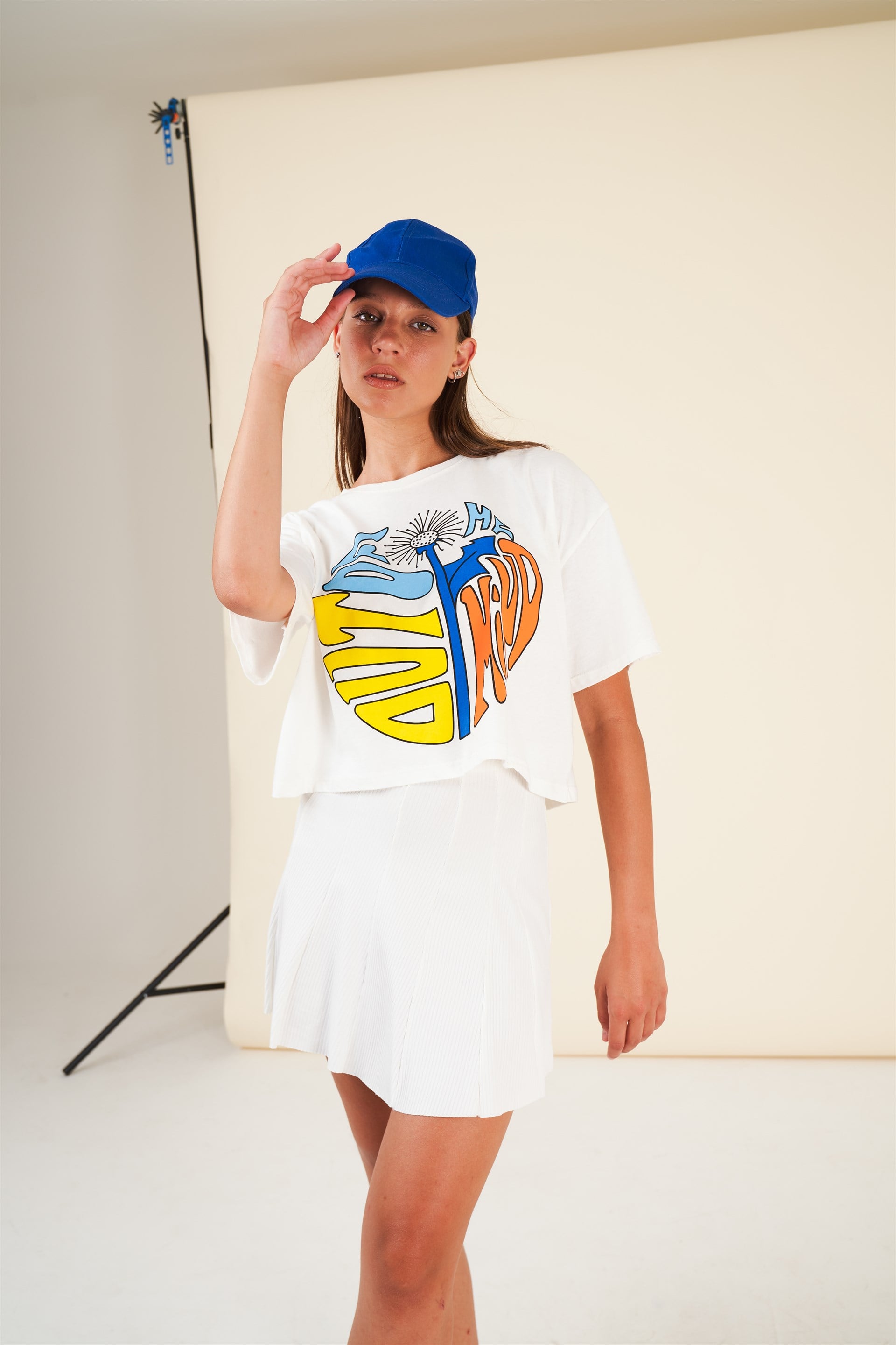 Baskılı Kısa T-shirt
