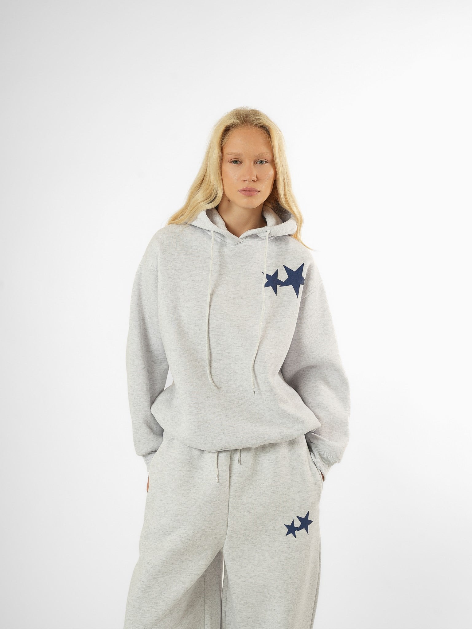 Baskılı Şardonlu Sweatshirt Karmelanj