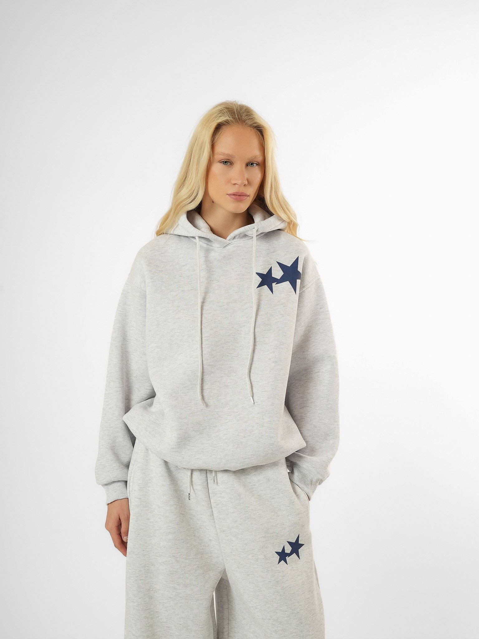 Baskılı Şardonlu Sweatshirt Karmelanj