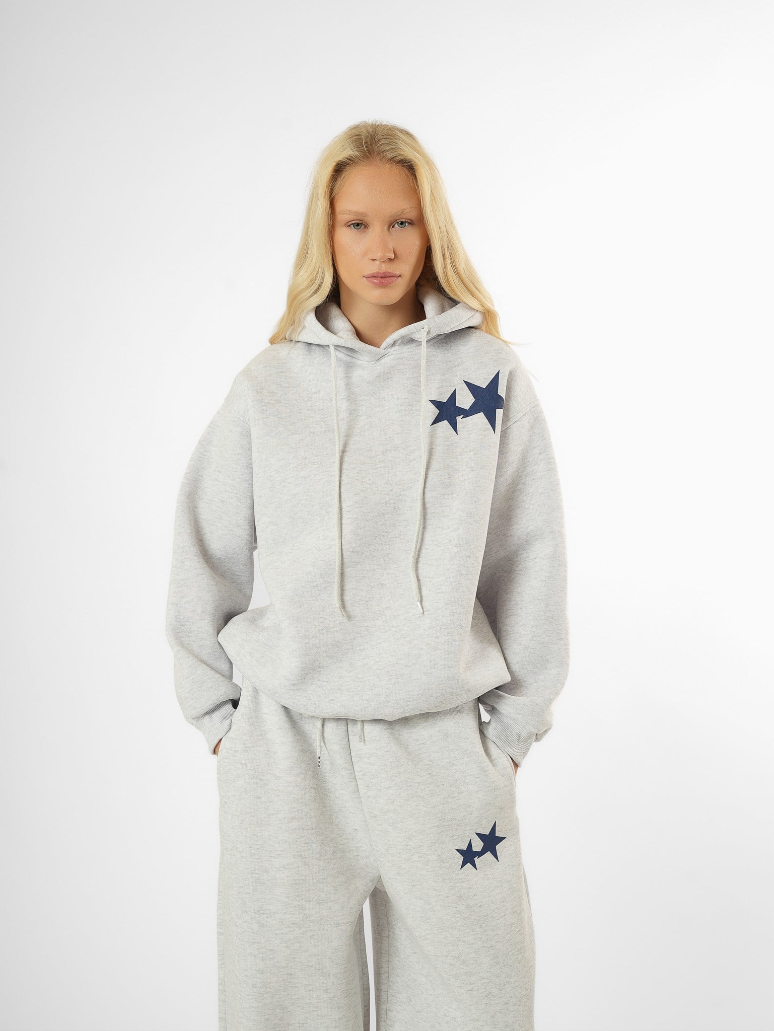 Baskılı Şardonlu Sweatshirt Karmelanj