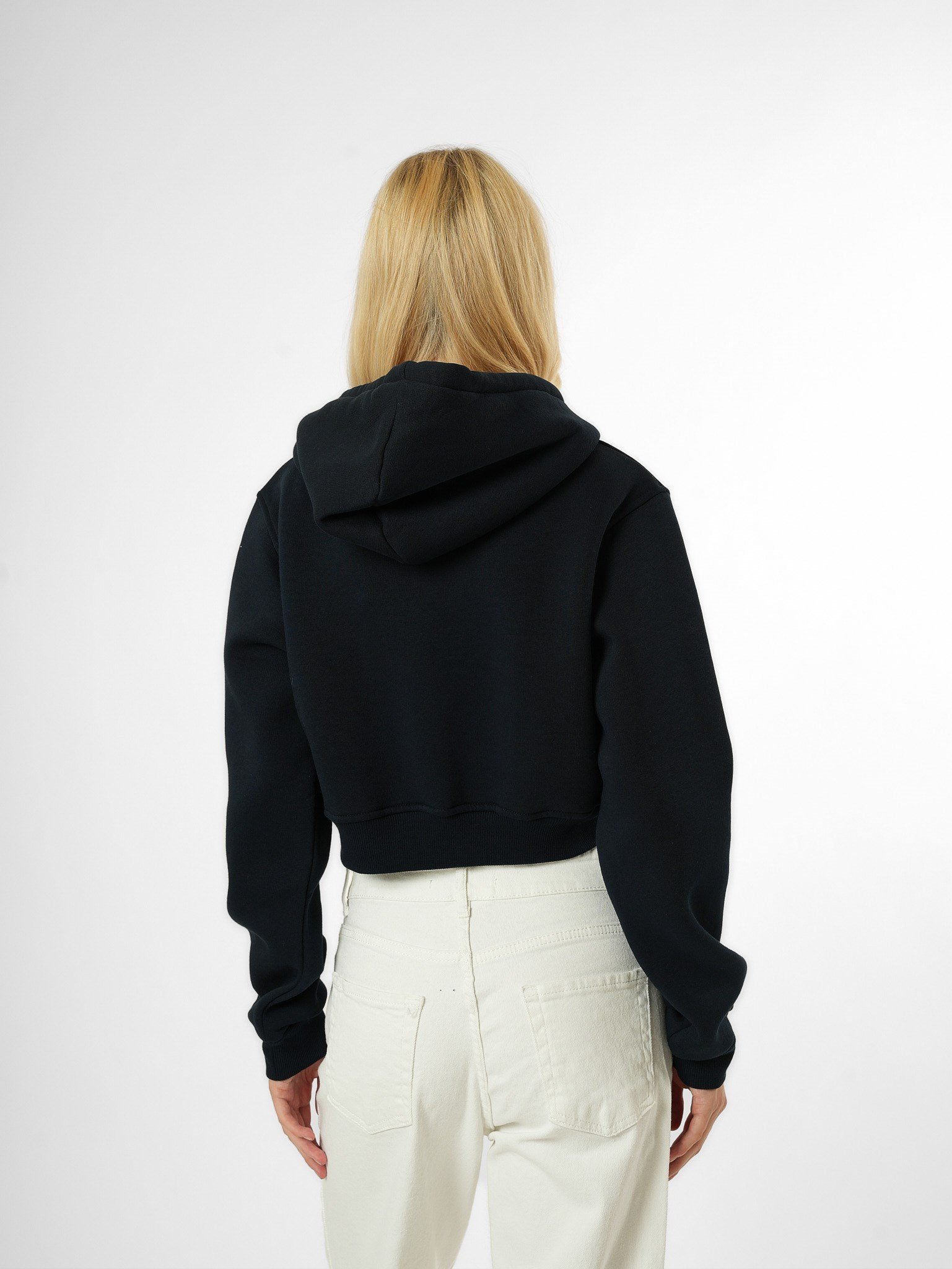 Baskılı Şardonlu Sweatshirt Lacivert