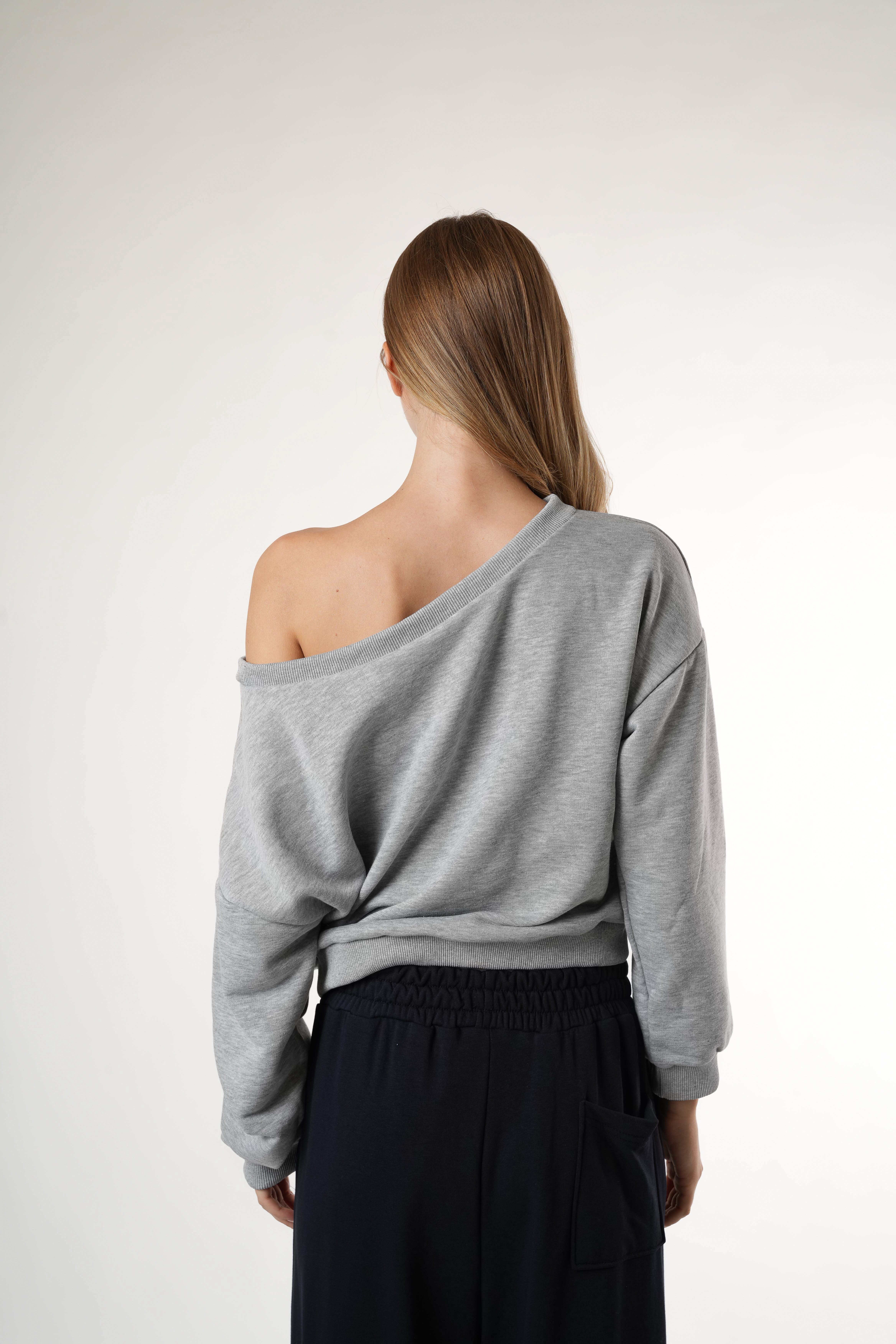 Baskılı Sweatshirt Grimelanj