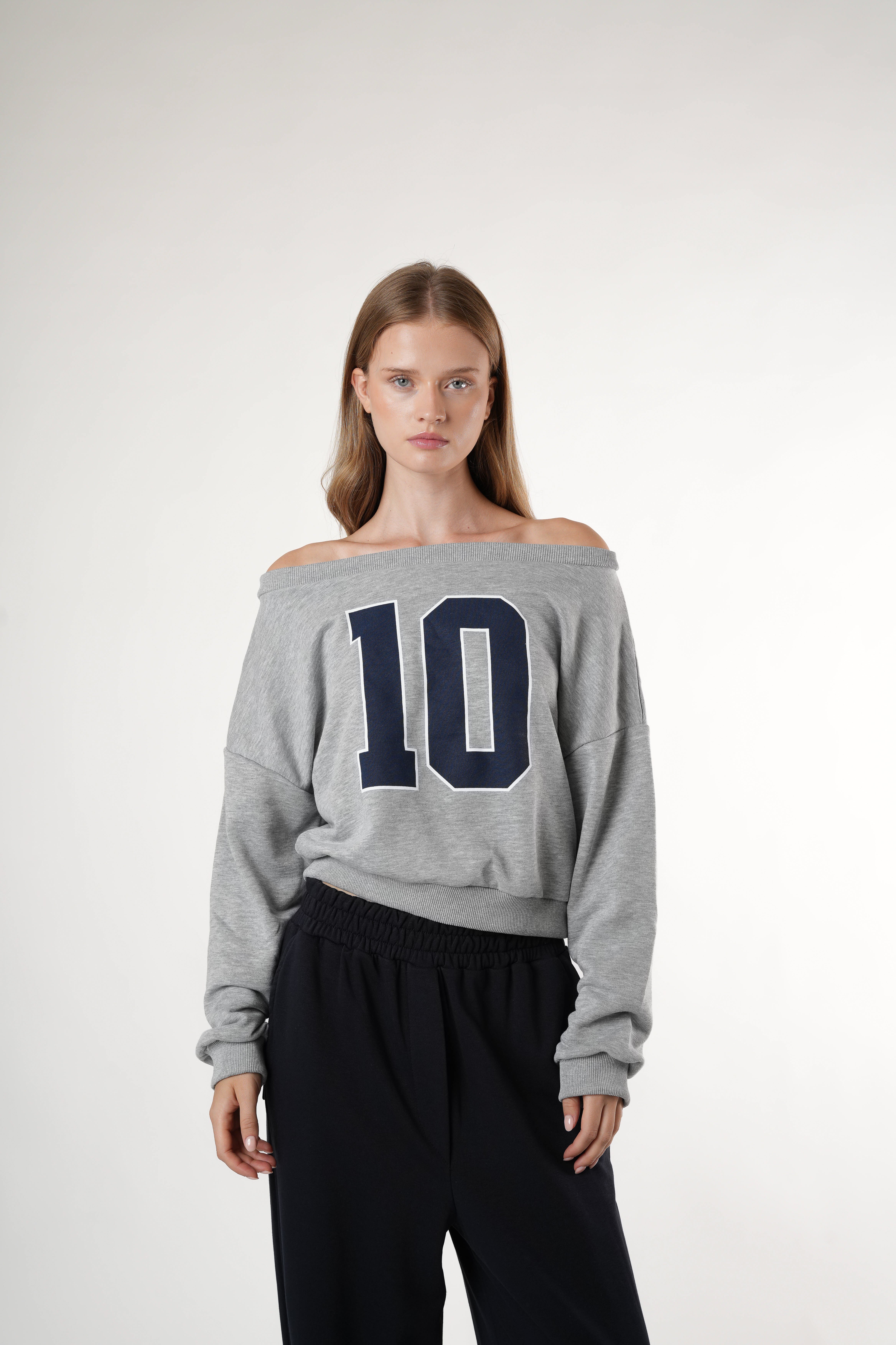 Baskılı Sweatshirt Grimelanj