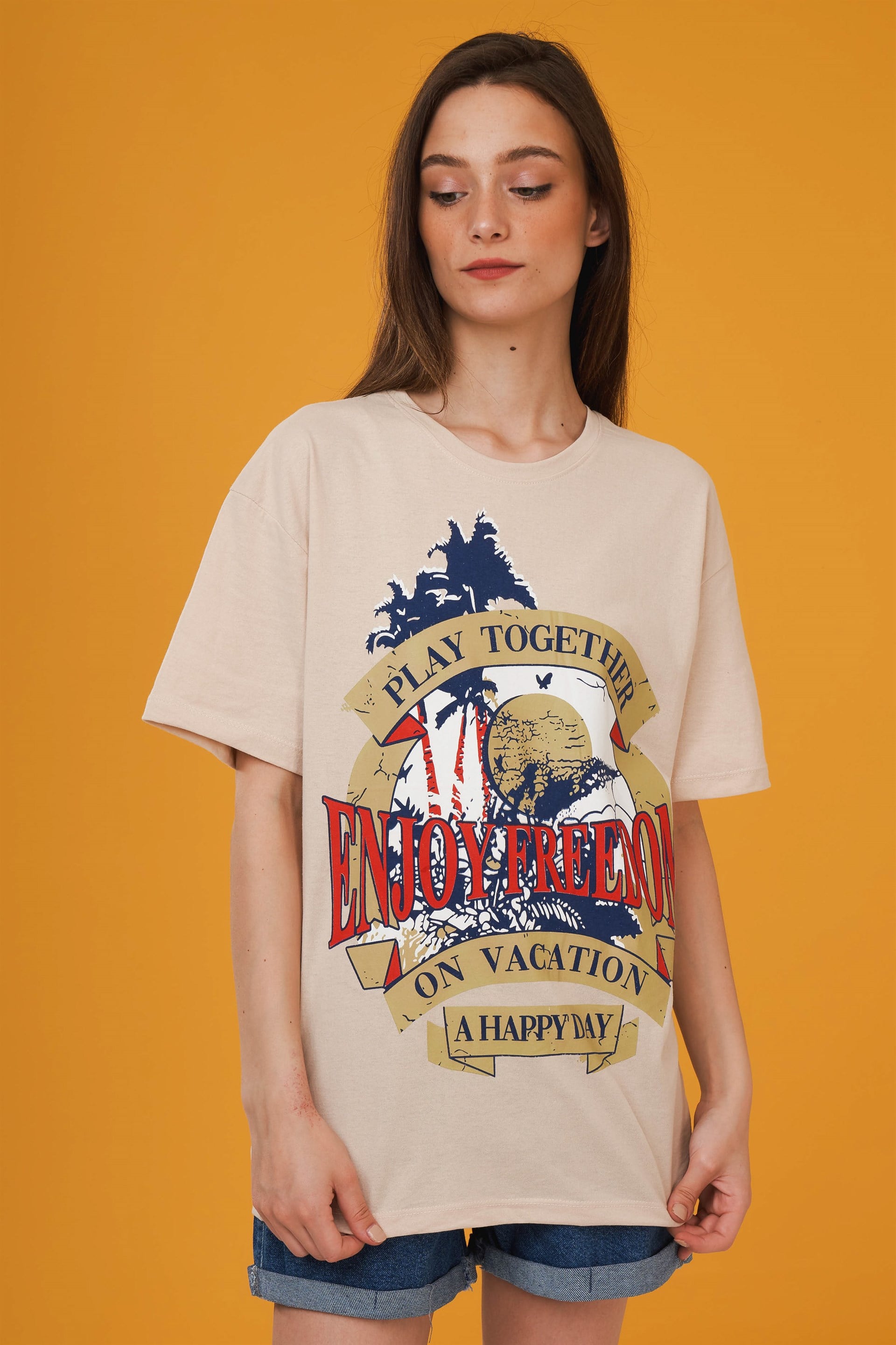Baskılı T-shirt