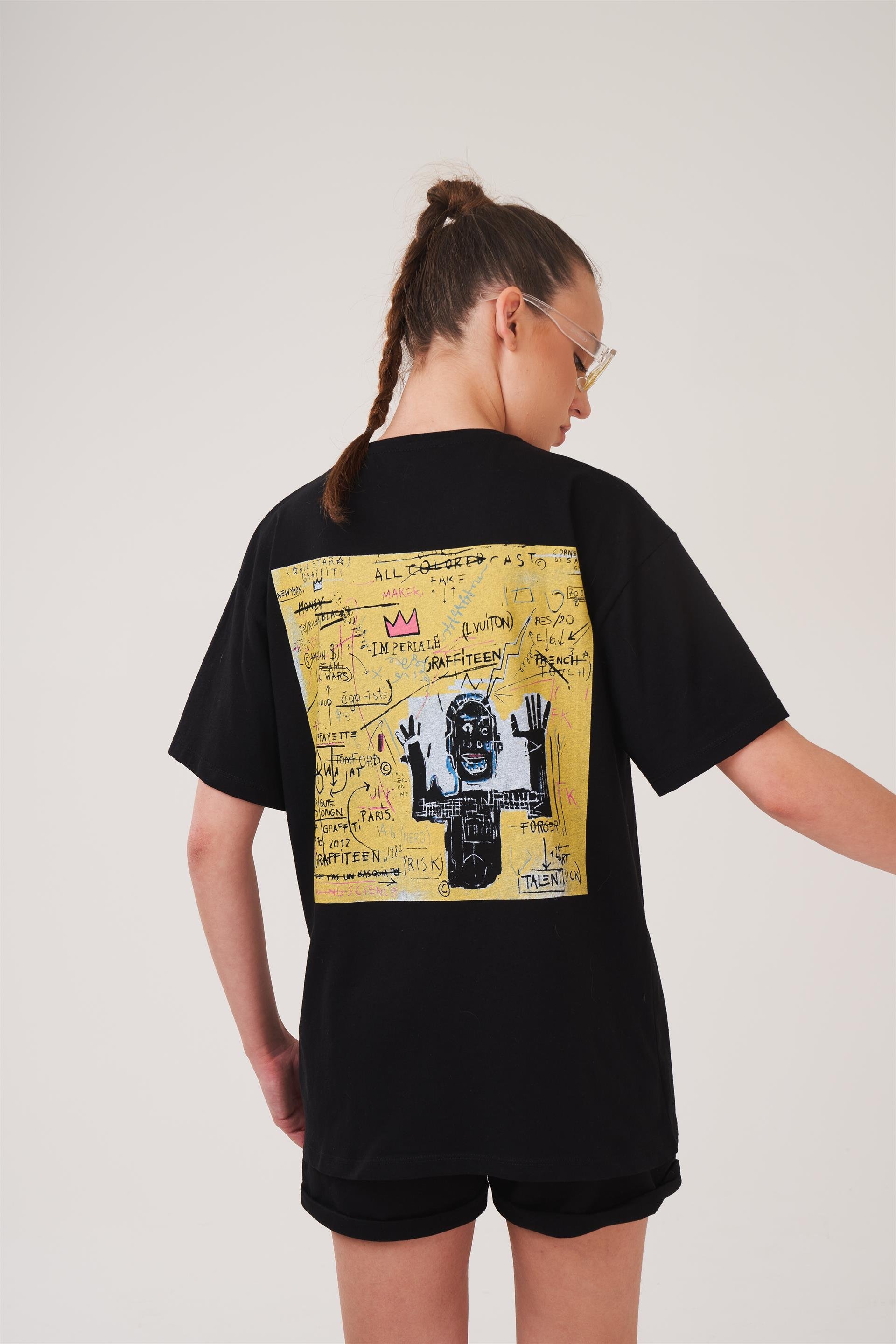 Basquiat Baskılı T-shirt