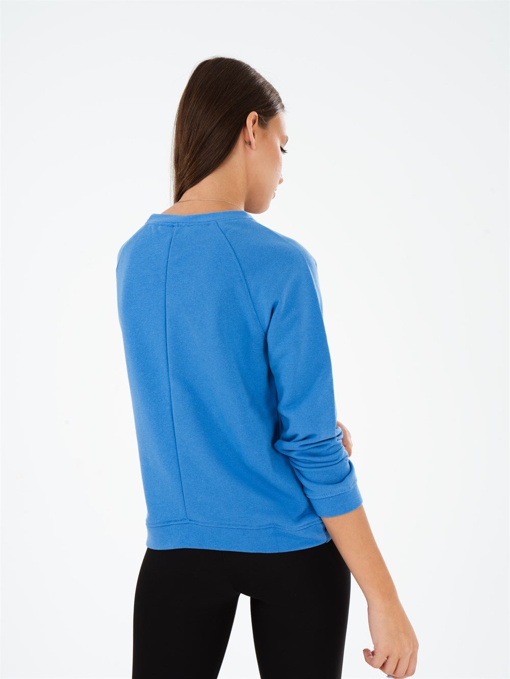 Bisiklet Yaka Sweatshirt