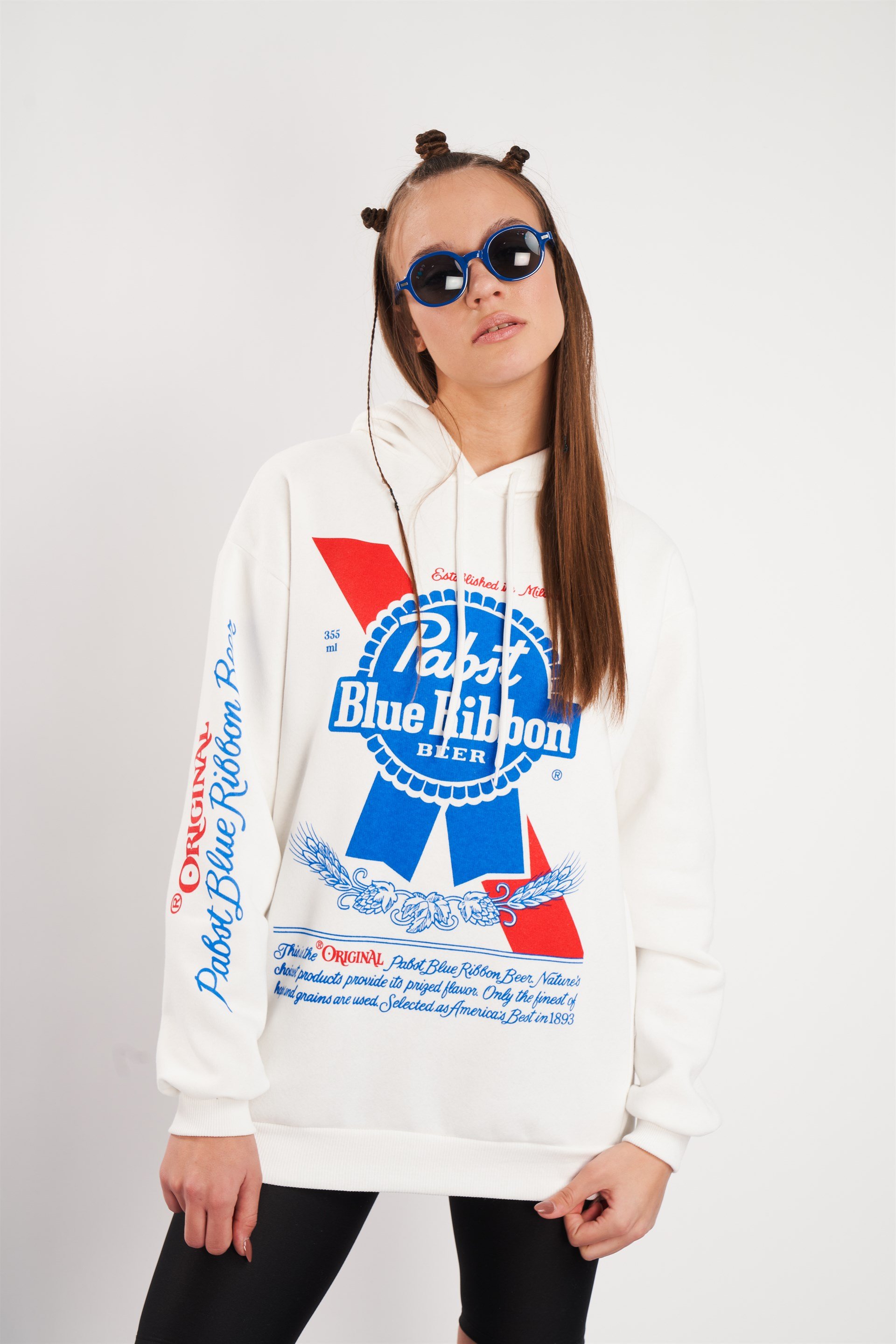 Blue Ribbon Baskılı Sweatshirt