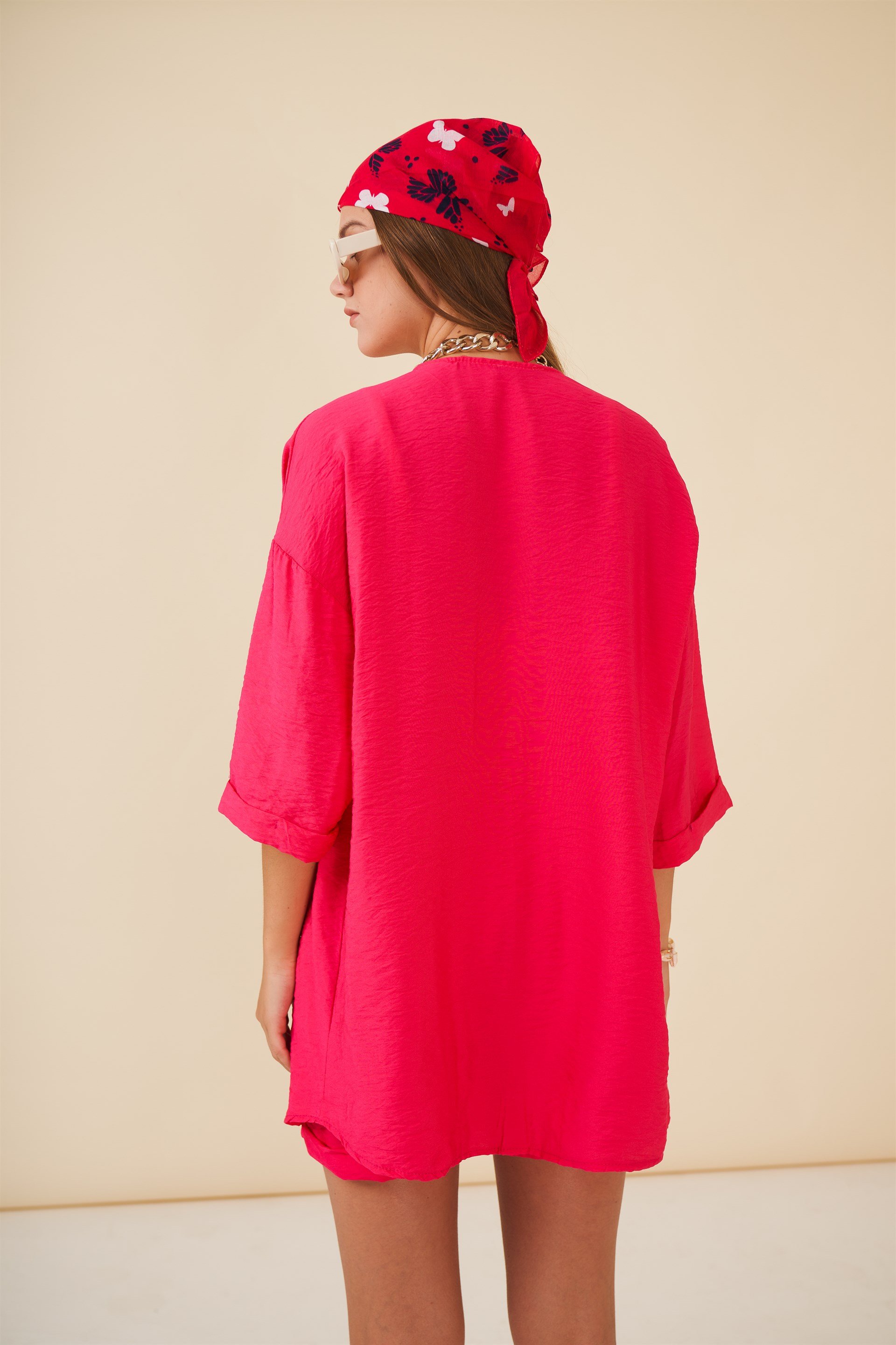 Bodrum Kumaş Dubble Kol Kimono