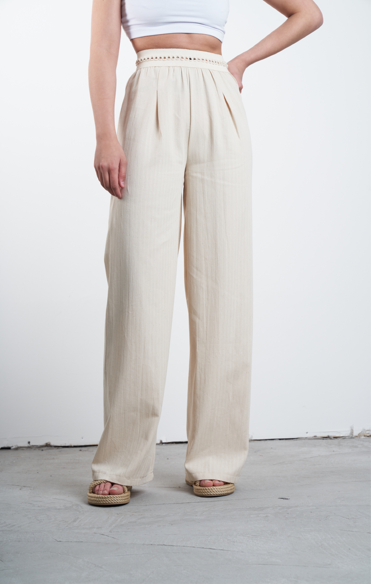 Bol Paça Gabardin Pantolon Natural