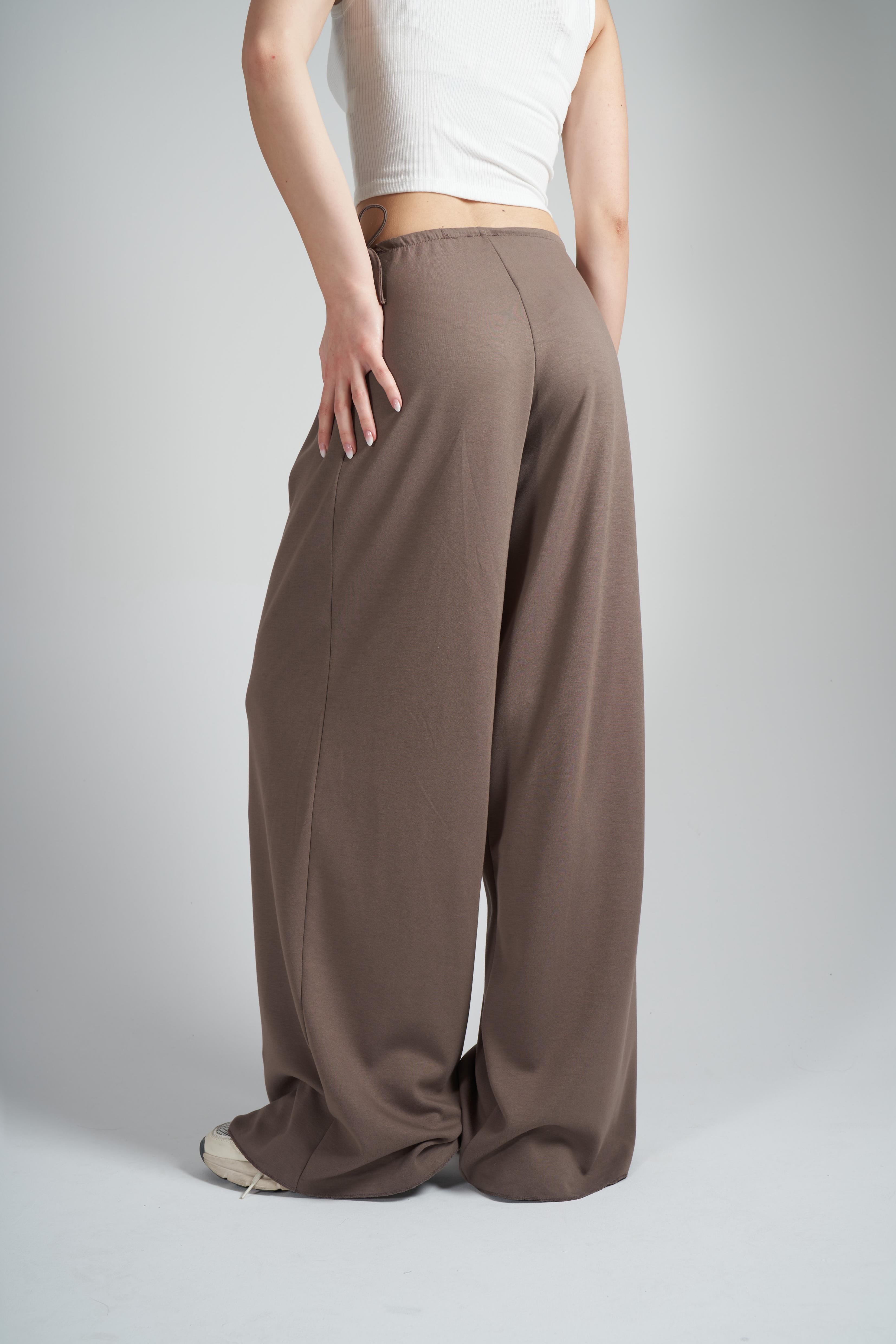 Bol Paça Modal Pantolon Vizon