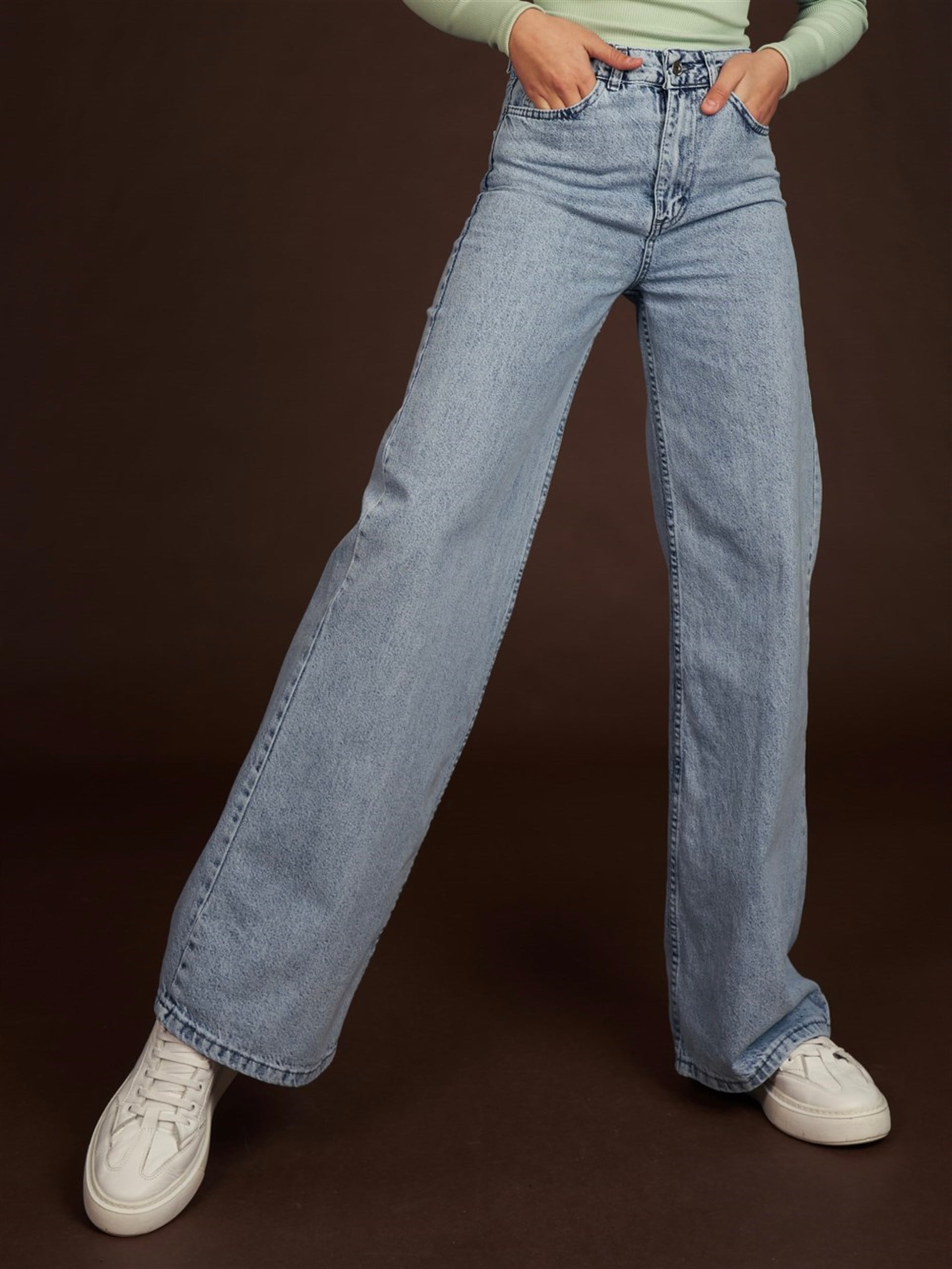 Bol Paça Retro Jean Pantolon