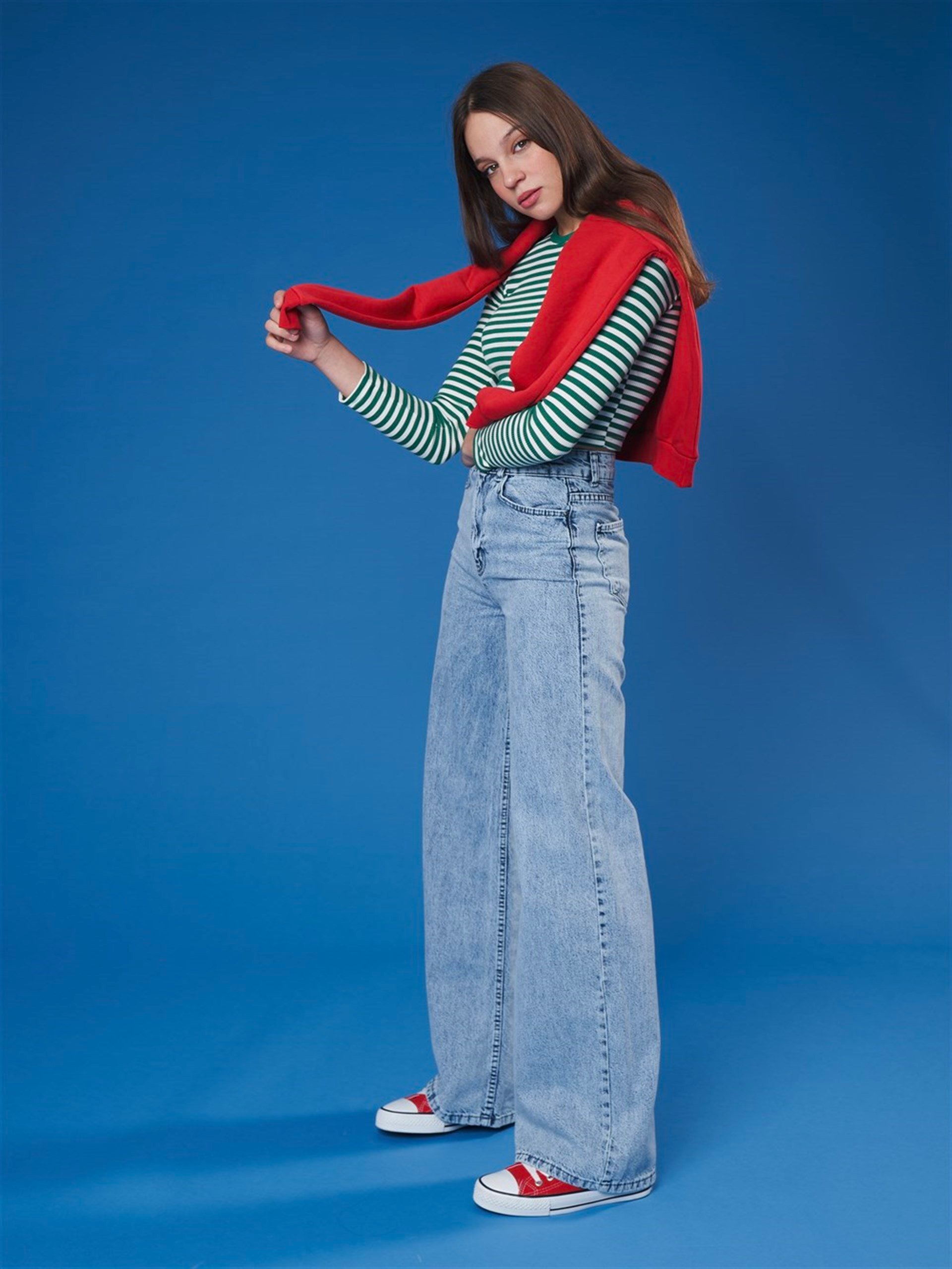 Bol Paça Retro Jean Pantolon