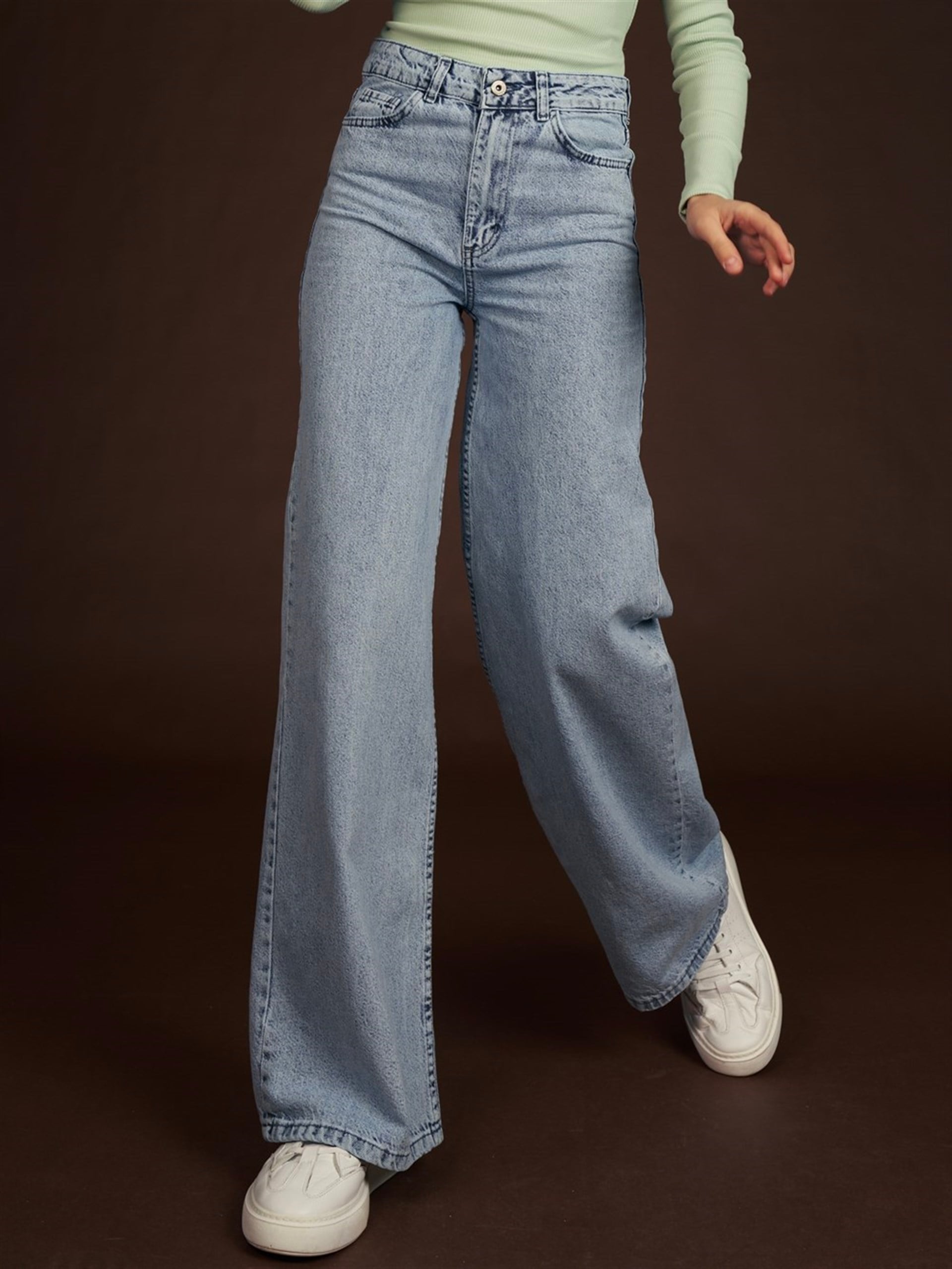 Bol Paça Retro Jean Pantolon