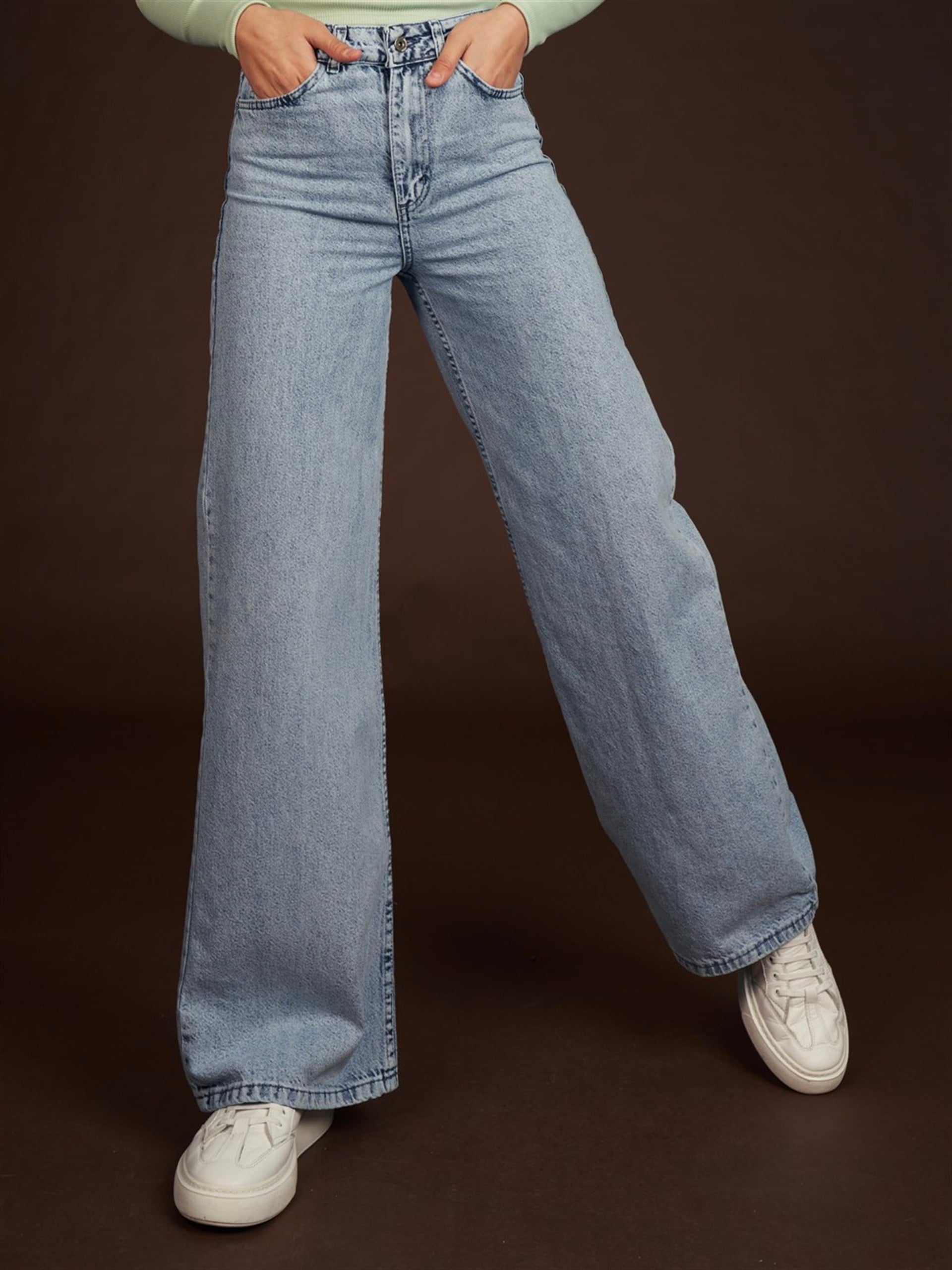 Bol Paça Retro Jean Pantolon