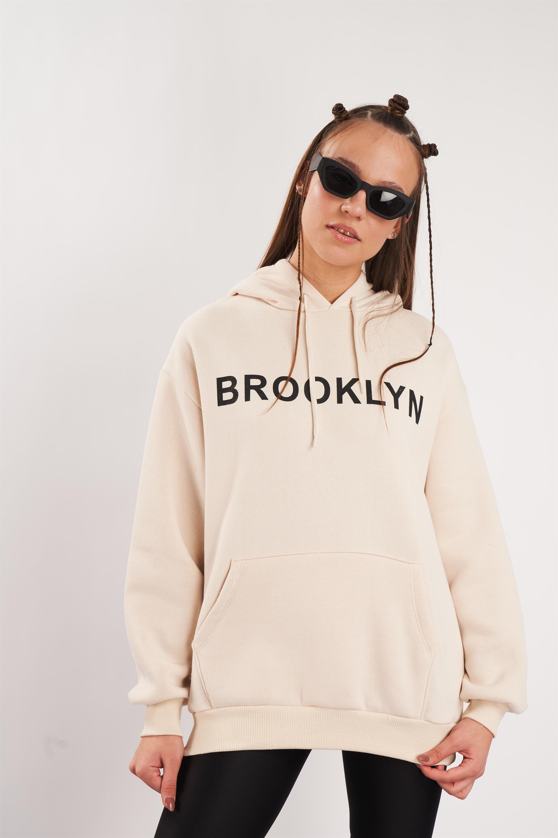 Brooklyn 1898 Baskılı Sweatshirt