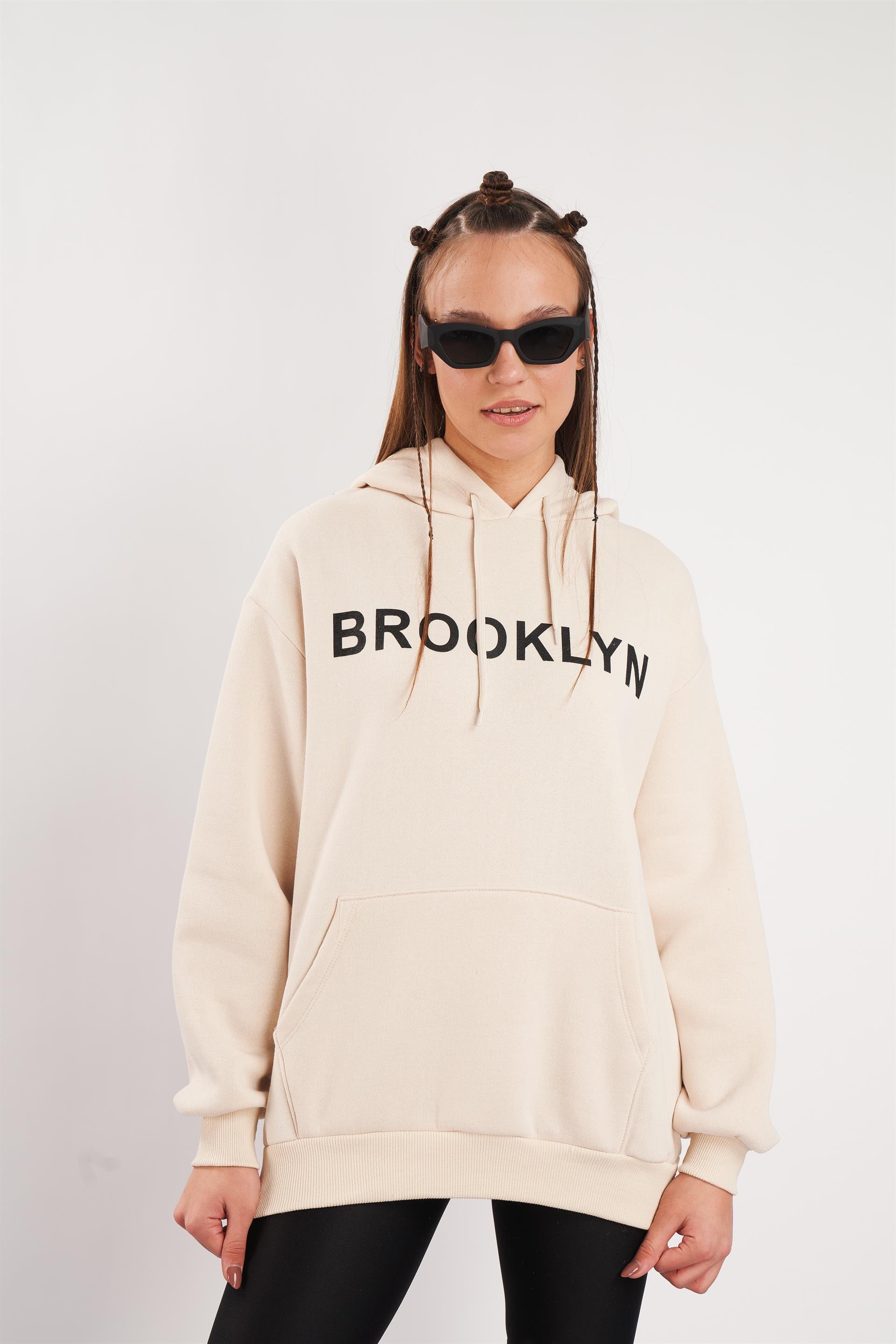 Brooklyn 1898 Baskılı Sweatshirt