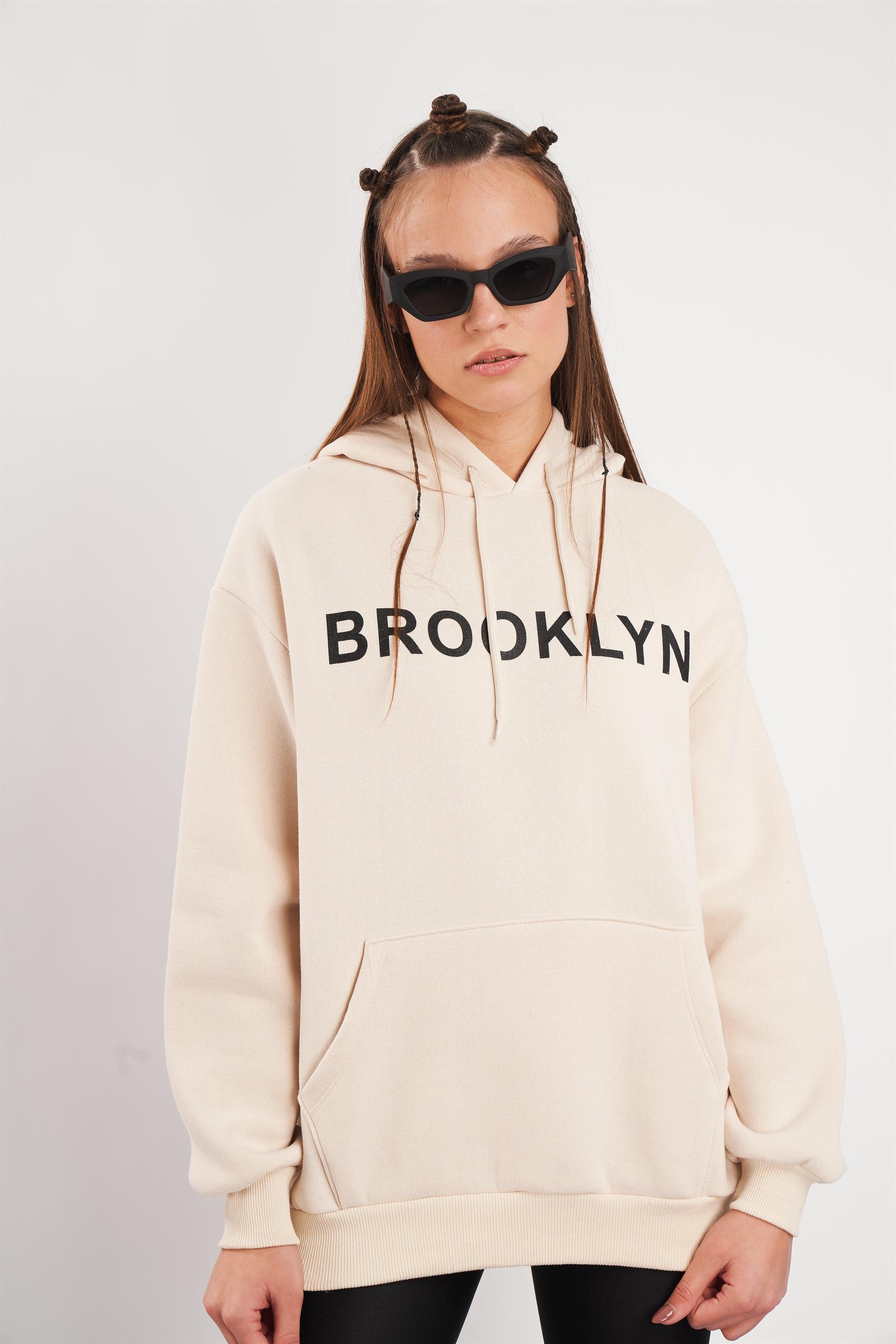 Brooklyn 1898 Baskılı Sweatshirt
