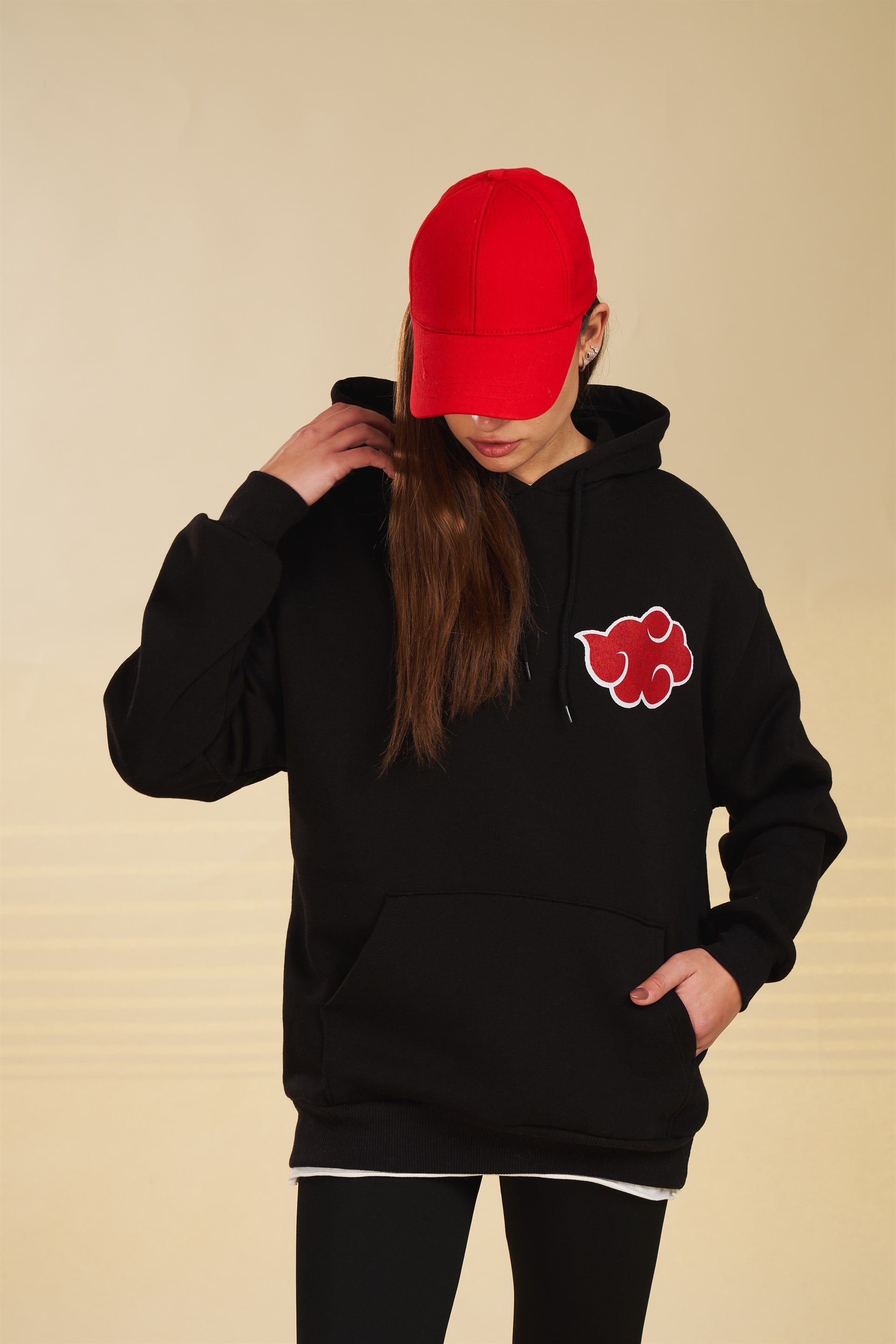 Bulut Baskılı Sweatshirt