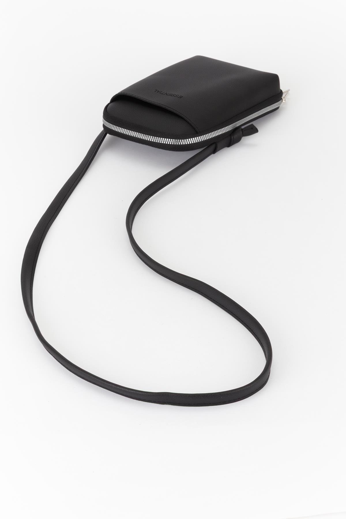 Çapraz Telefon Çantası Siyah