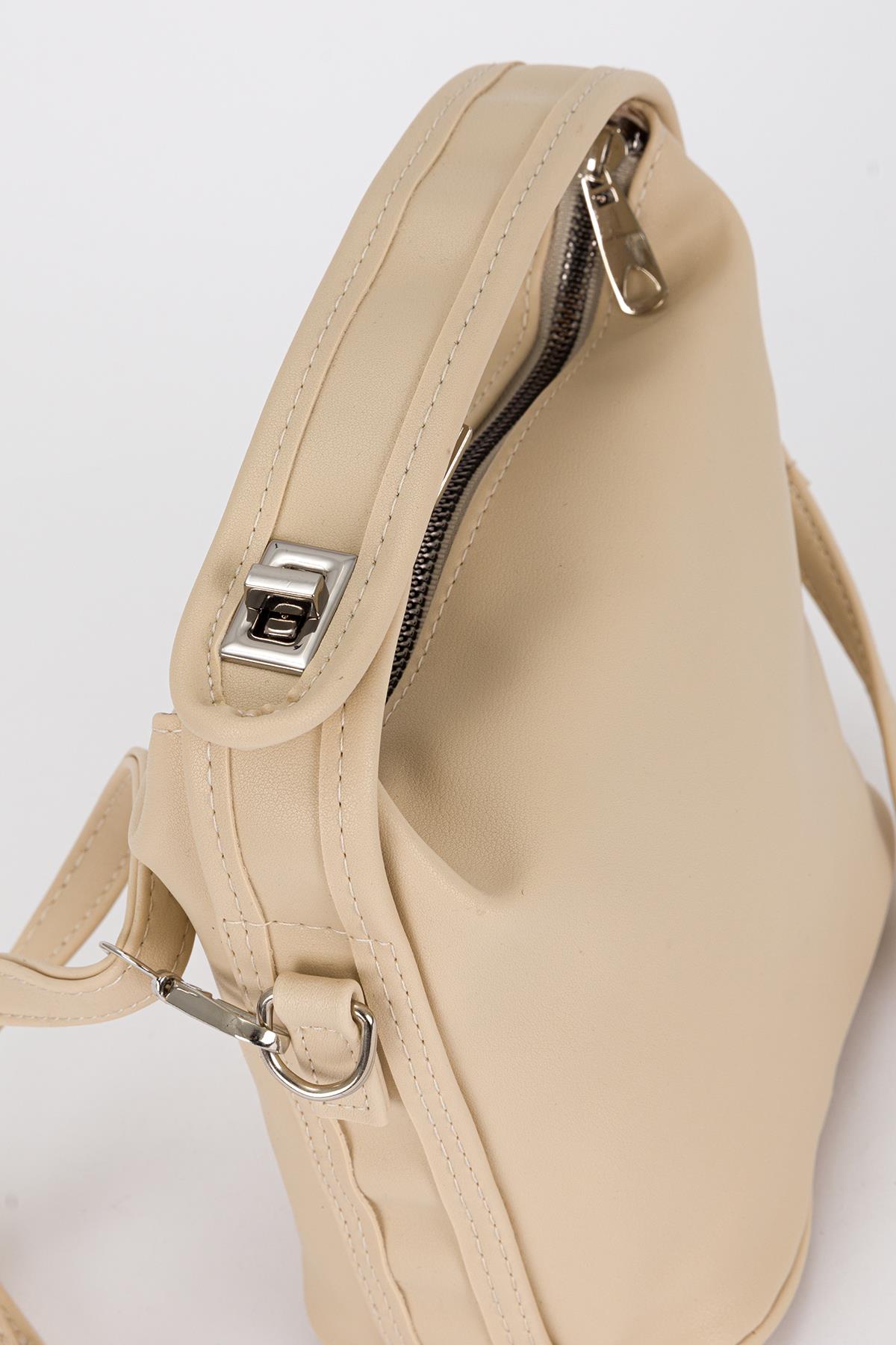 City El ve Çapraz Çanta Ekru